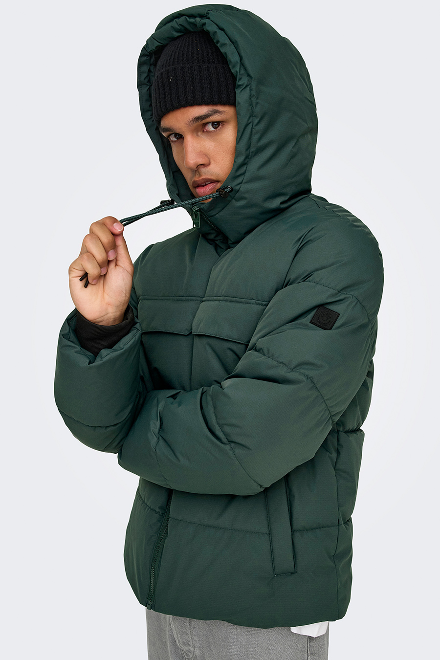 Winter jacket ONLY & SONS 22029661-Darkest-Spruc