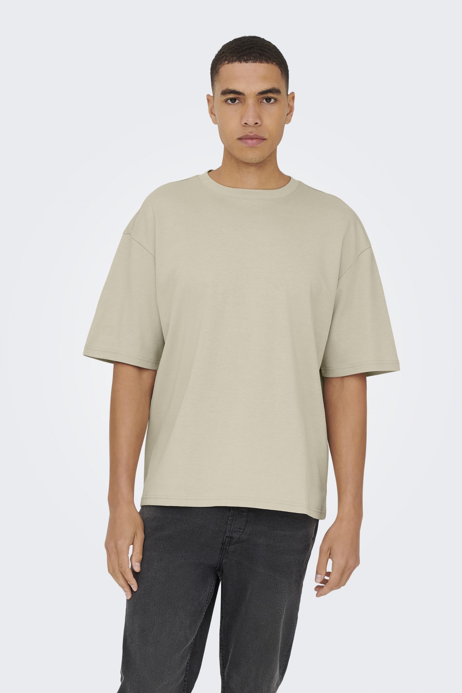 T-shirt ONLY & SONS 22031940-Silver-Lining