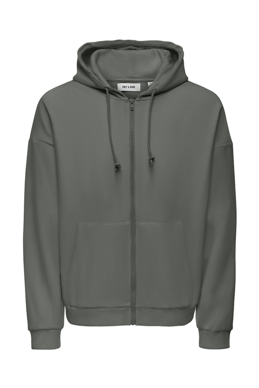 Zip up Hoodie ONLY & SONS 22034545-Castor-Gray