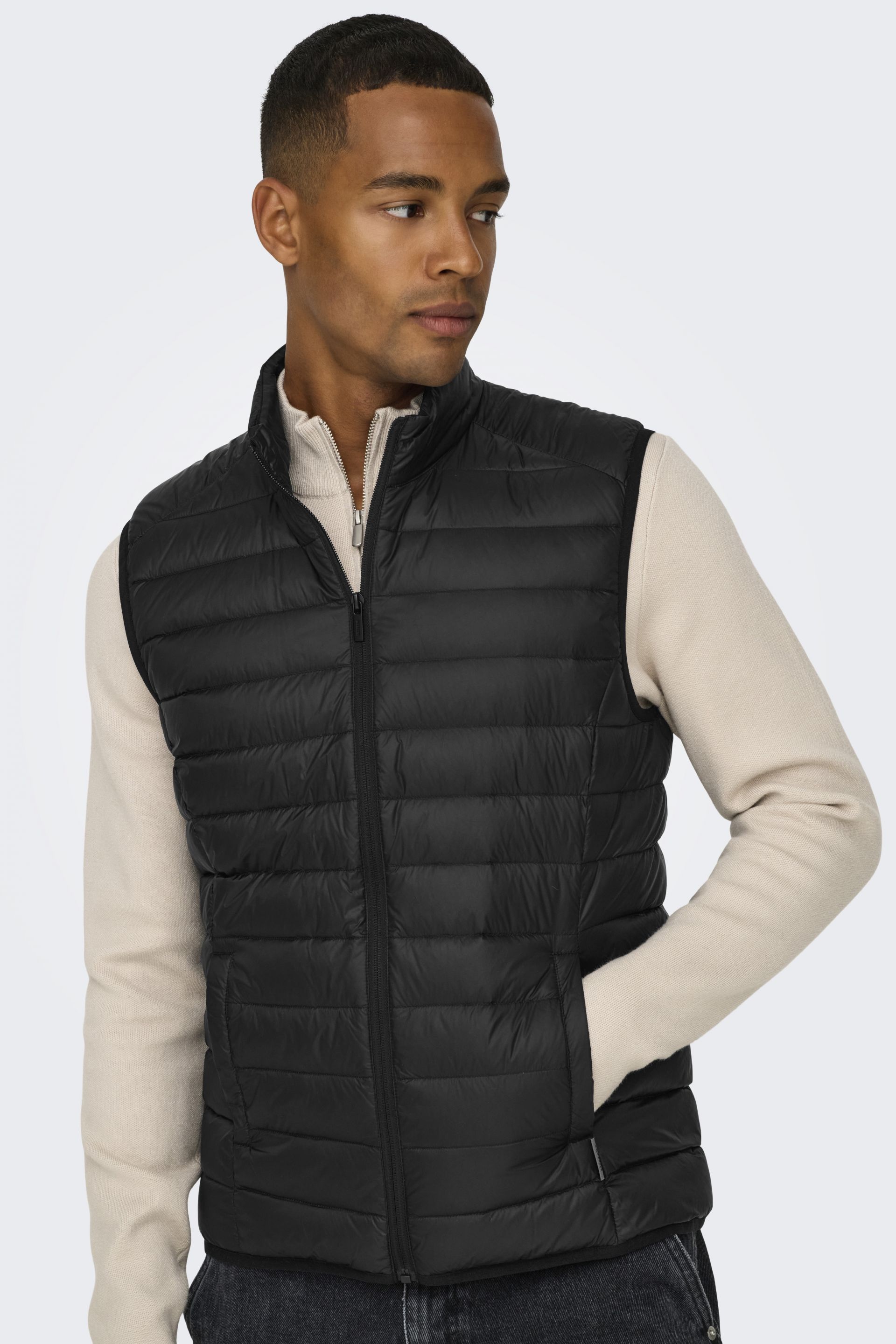 Vest ONLY & SONS 22035606-Black