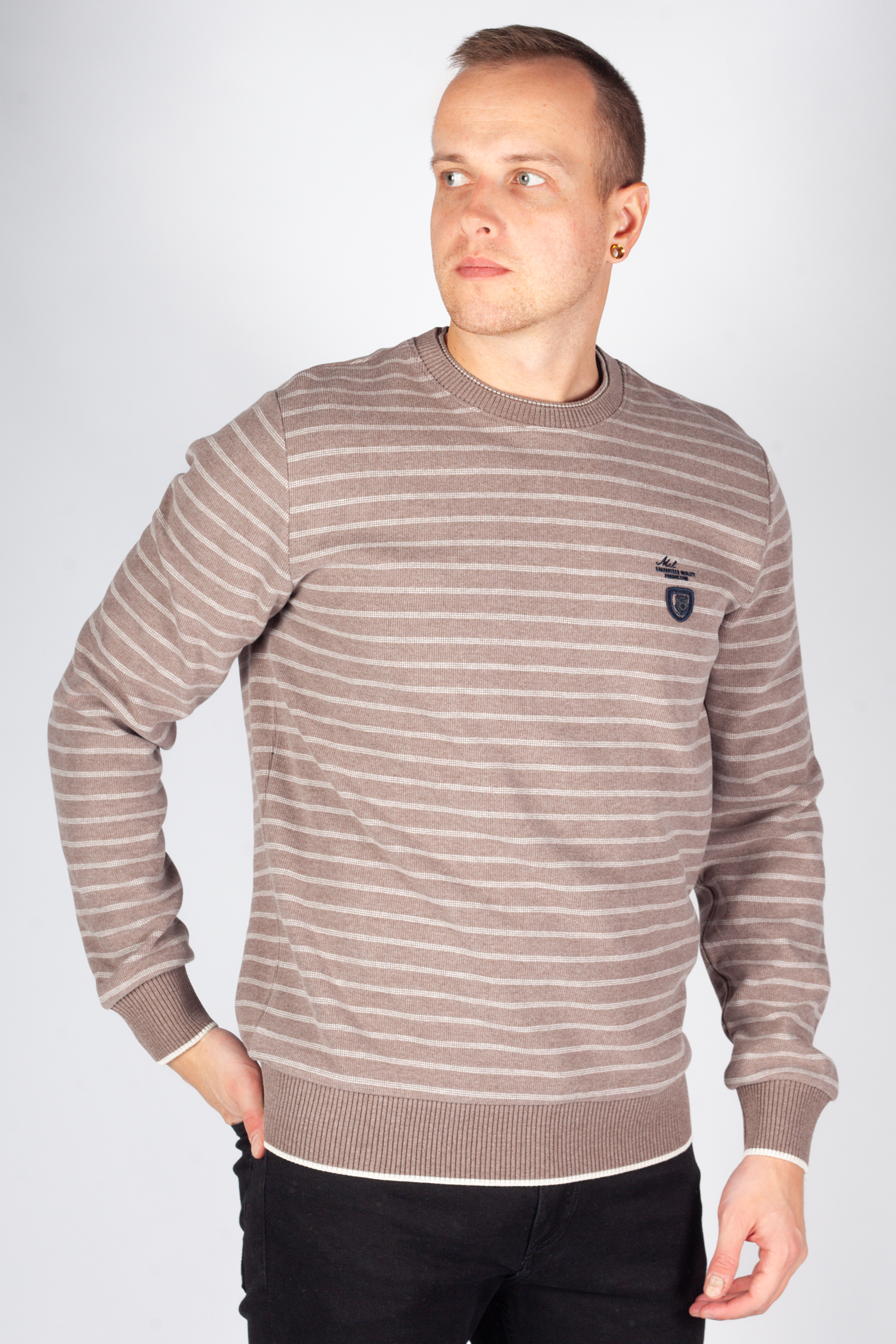 Sweater MCL 39681-KAHVE-MELANJ