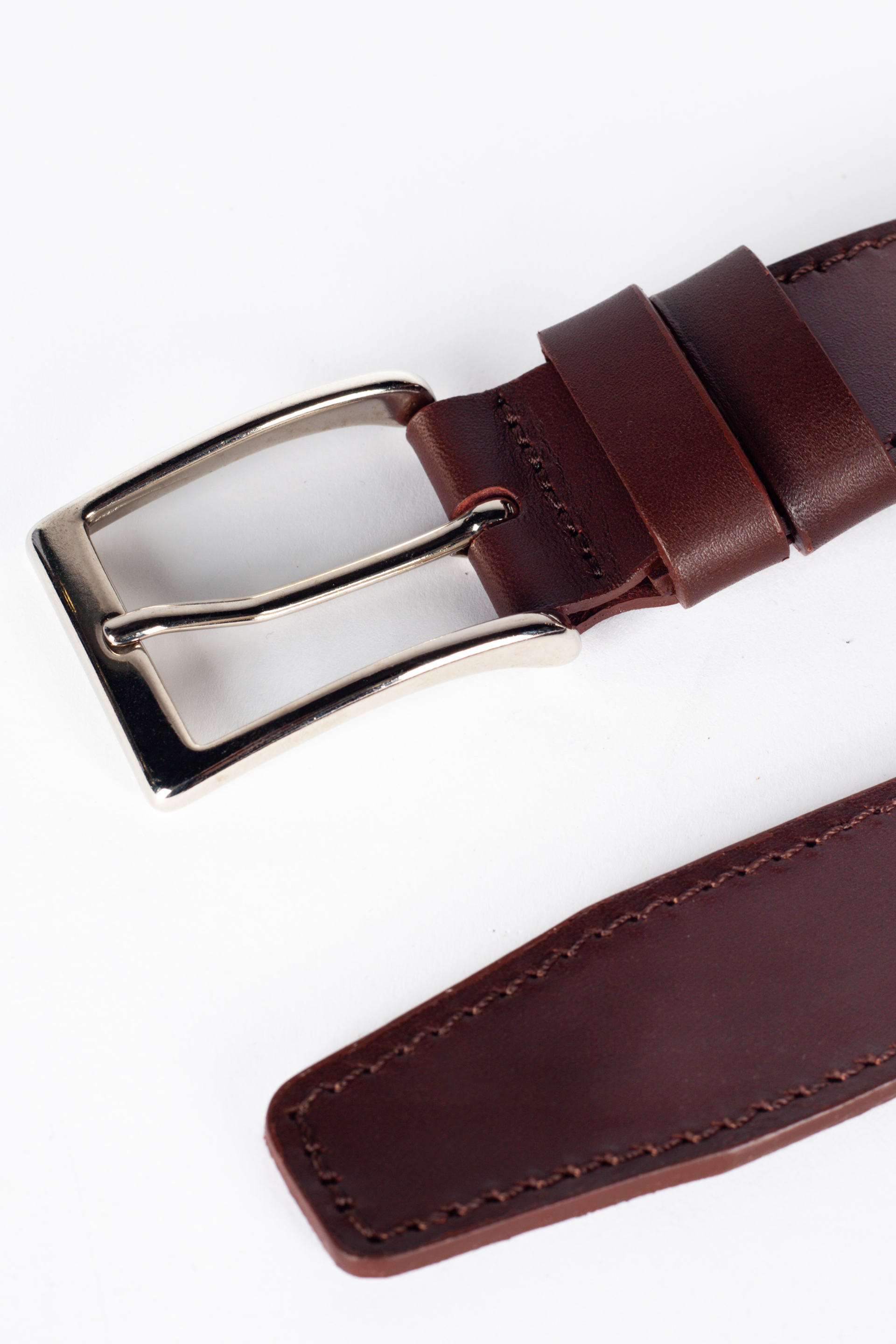 Leather belt X JEANS BASICS 98-007-LIGHT-BROWN