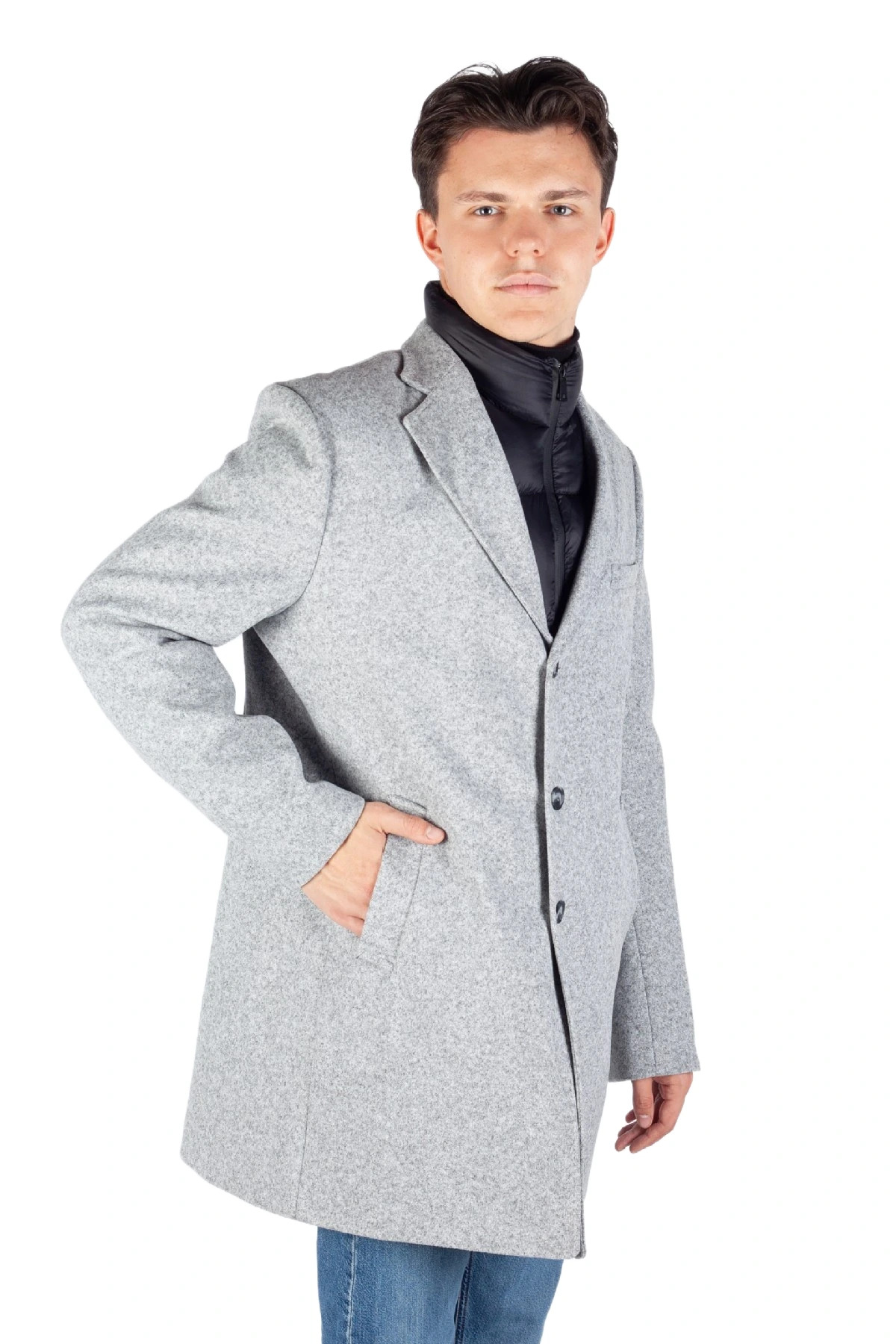 Coat FRAPPOLI 9900-GRANDE-A-GRI