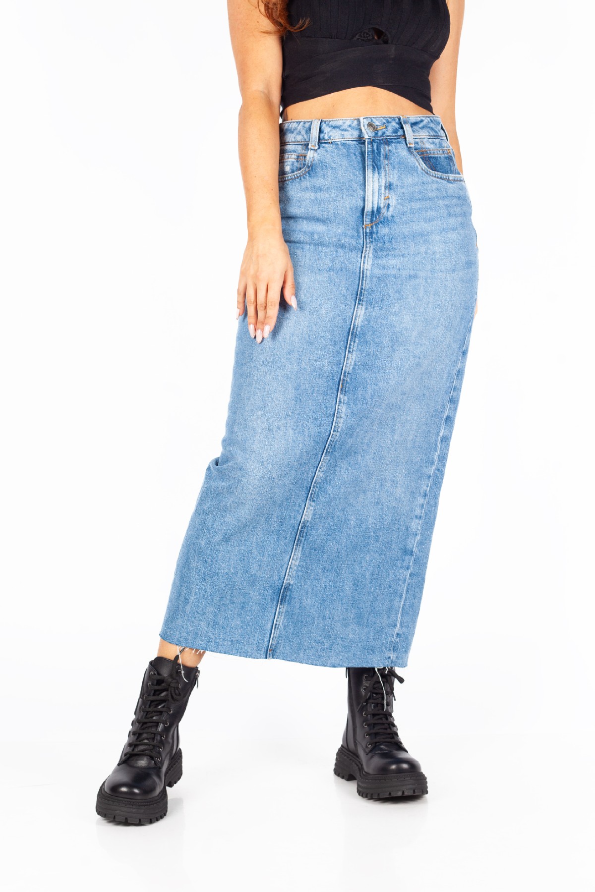 Denim skirt CROSS JEANS C4914-005