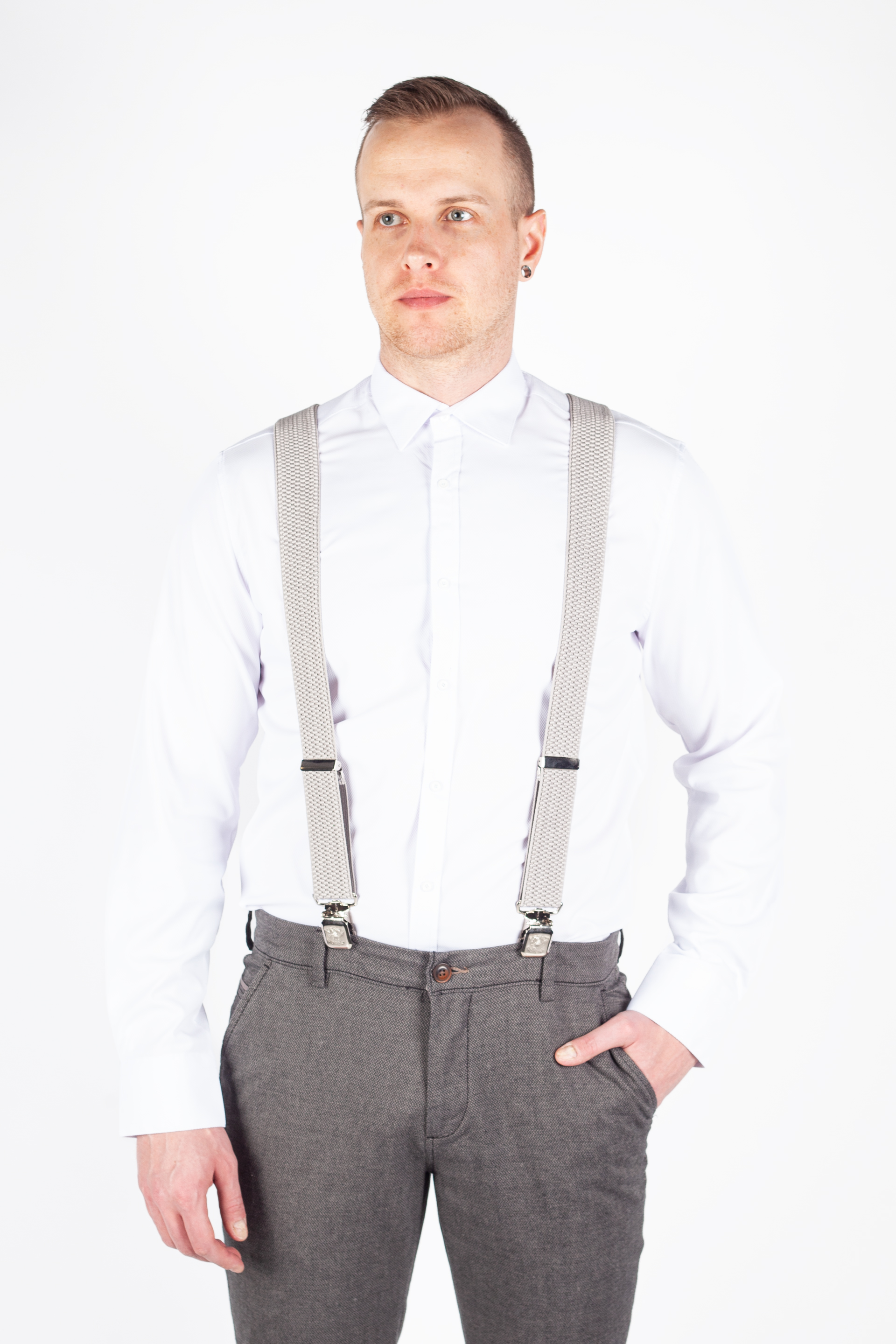 Suspenders X JEANS DJ40-003-LIGHT-GRAY