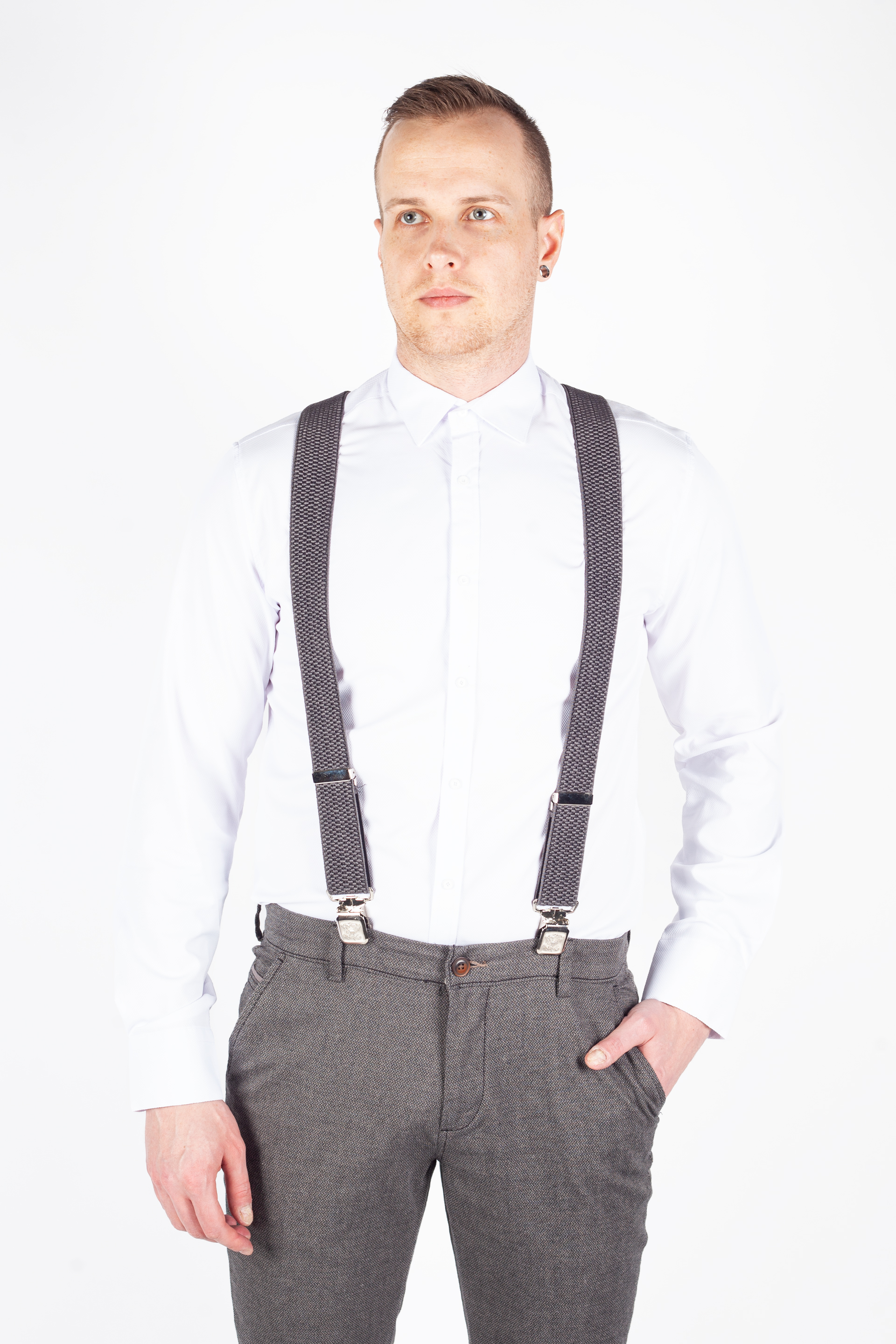 Suspenders X JEANS DJ40-005-GRAY