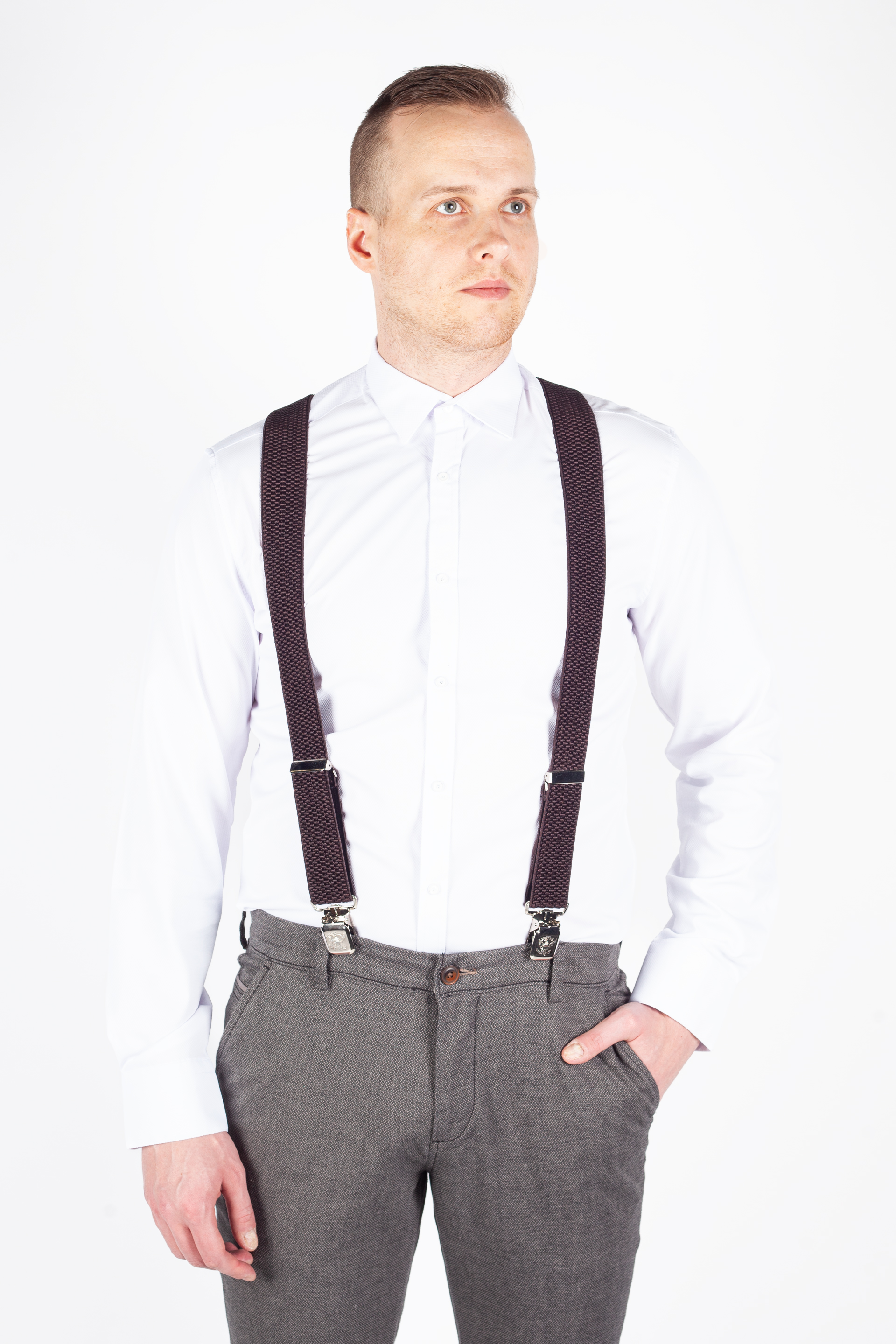 Suspenders X JEANS DJ40-011-BROWN