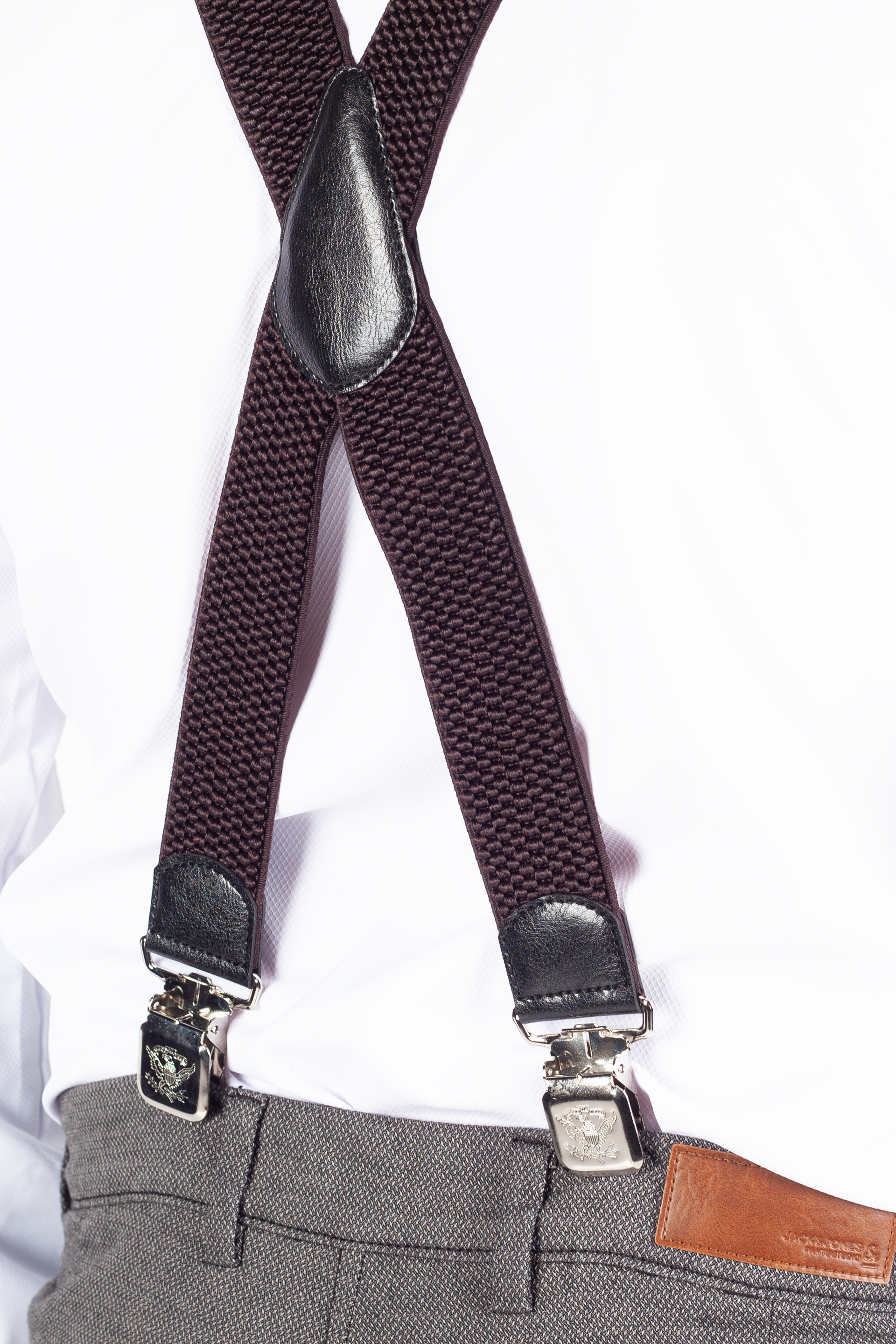 Suspenders X JEANS DJ40-011-BROWN