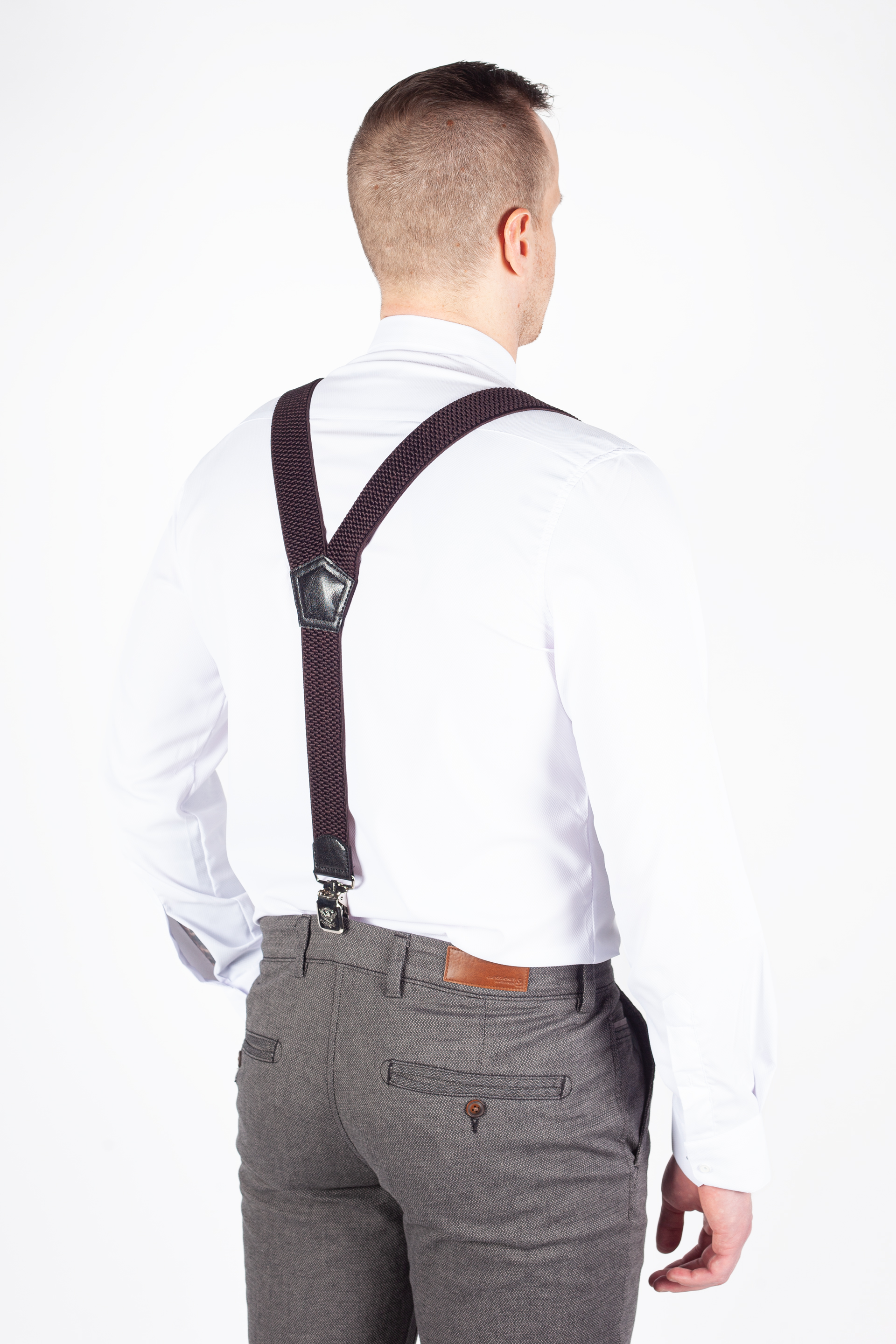 Suspenders X JEANS DYK40-011-BROWN