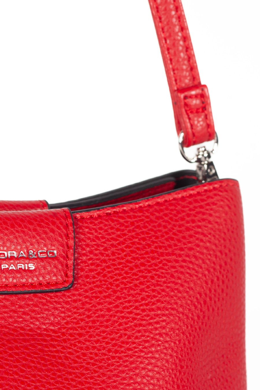 Handbag FLORA&CO F2548-ROUGE