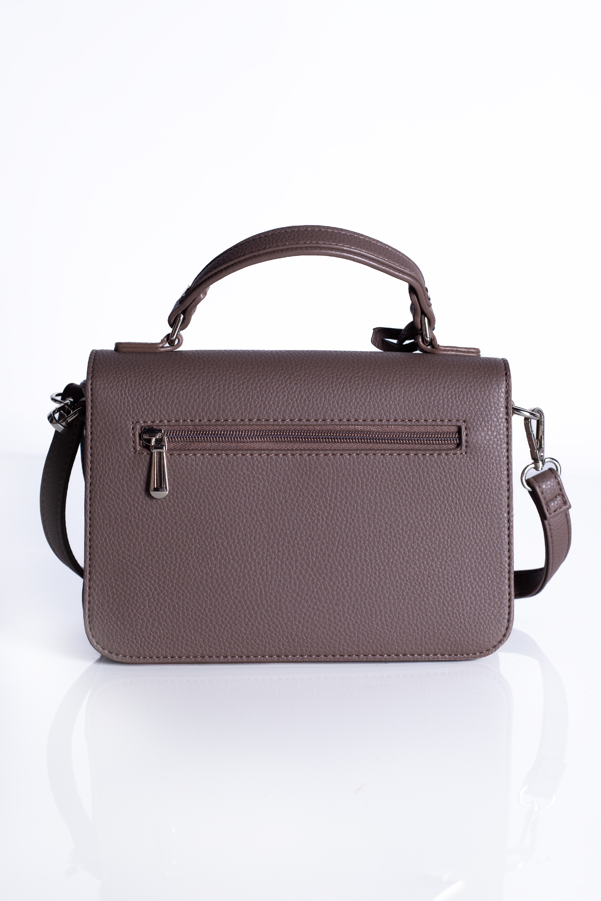 Handbag FLORA&CO F6979-TAUPE-FONCEE