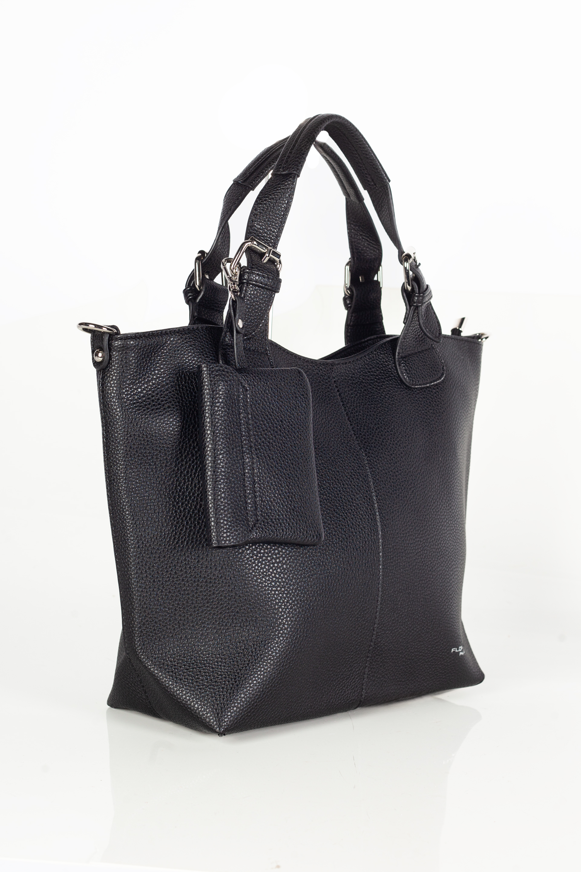 Handbag FLORA&CO F7143-NOIR