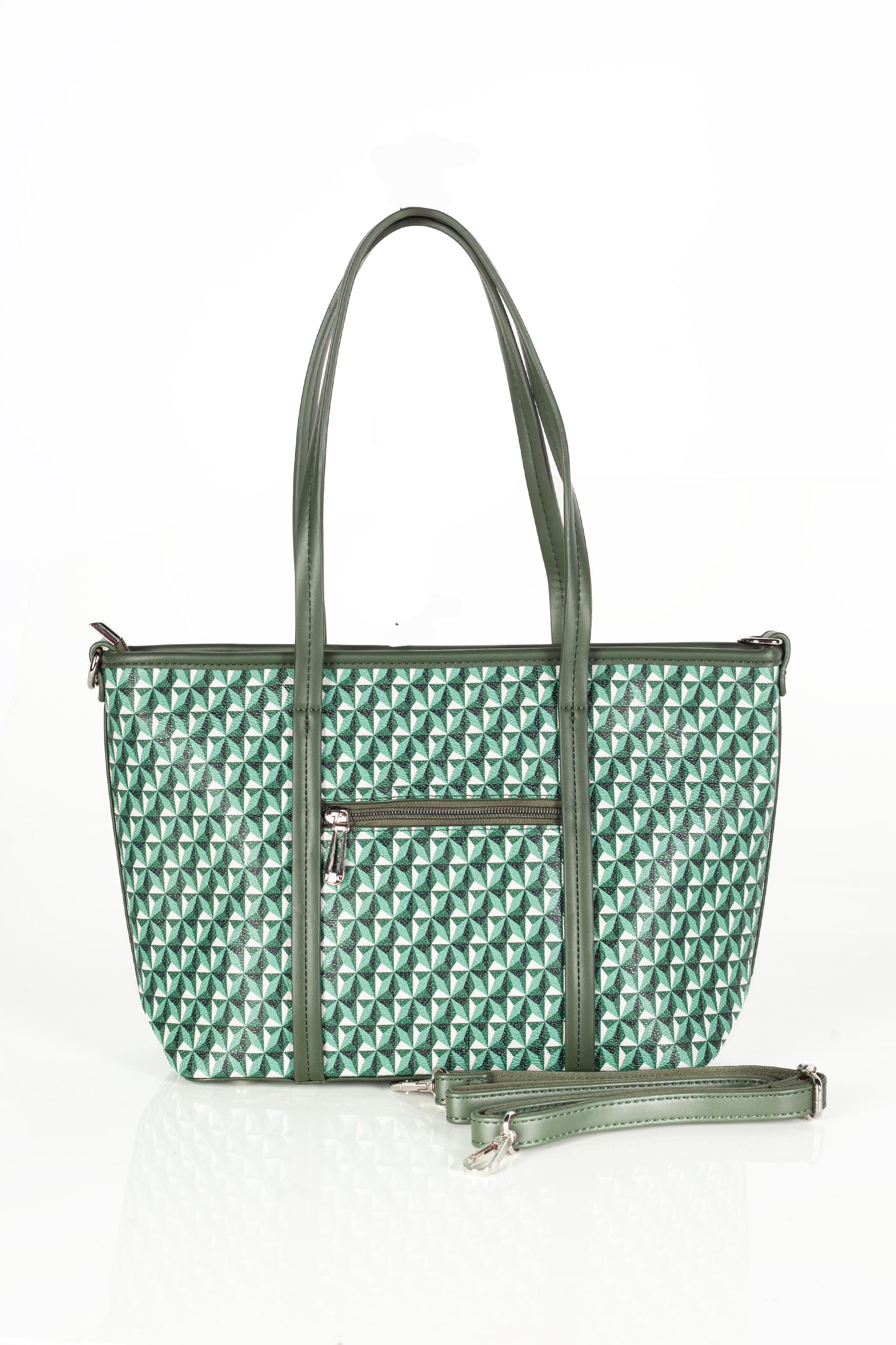 Handbag FLORA&CO F8545-VERT