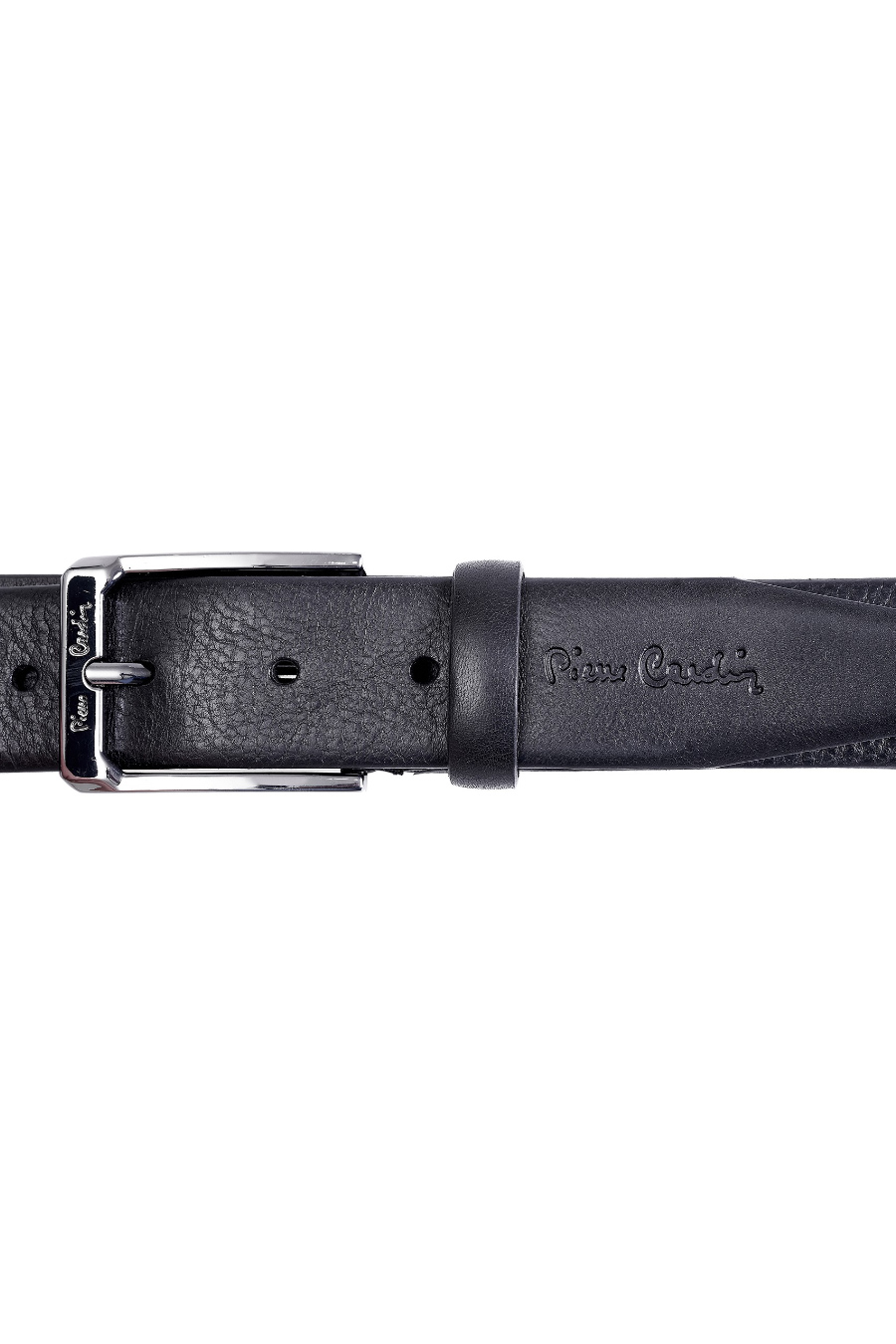 Leather belt PIERRE CARDIN PC-GF093-NERO