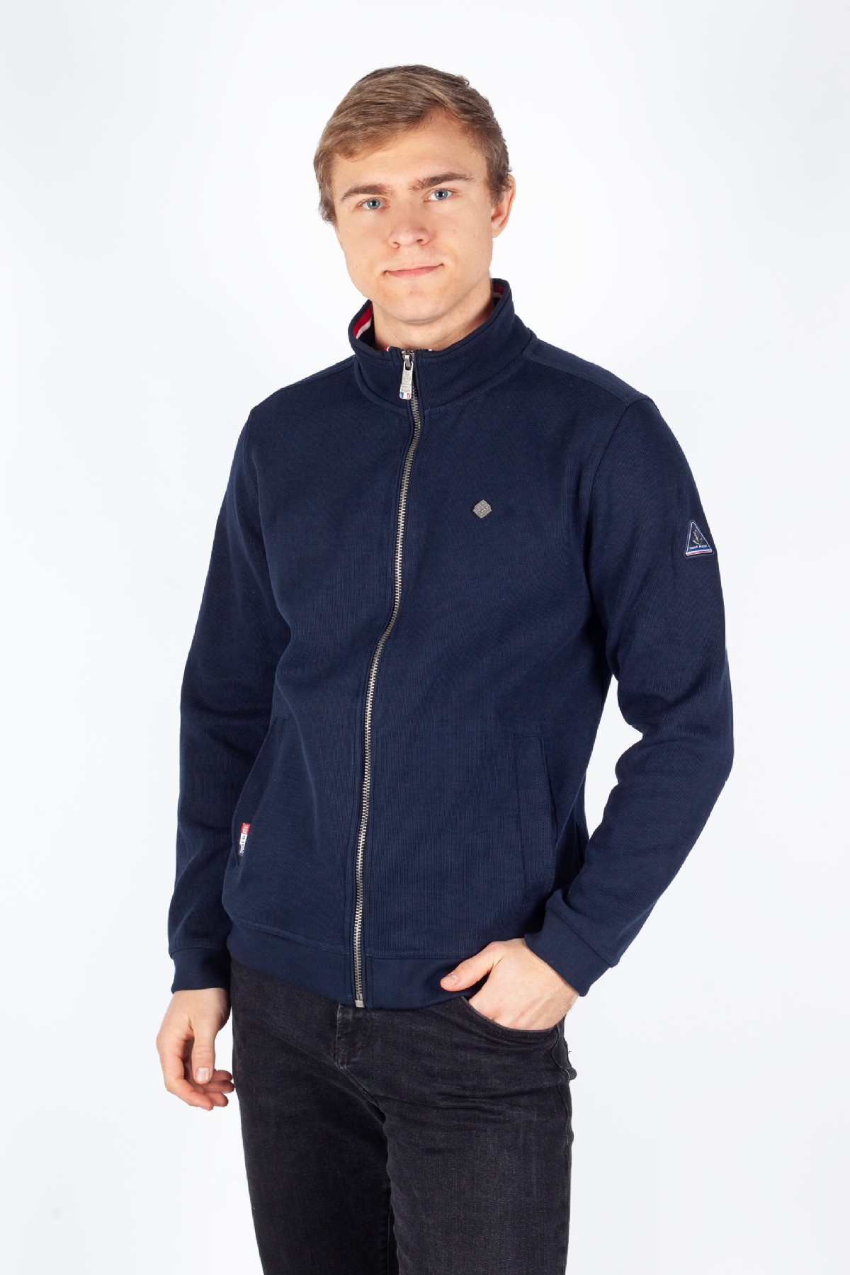 Zip up Hoodie VOILE BLEUE PICASSO-NAVY