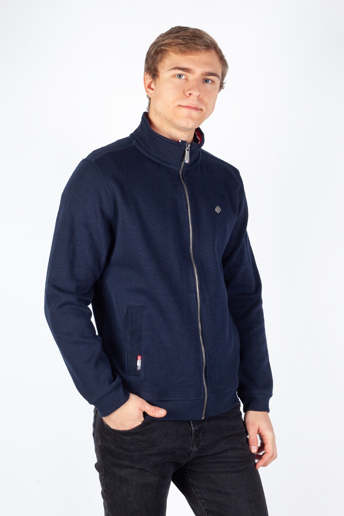 Zip up Hoodie VOILE BLEUE PICASSO-NAVY