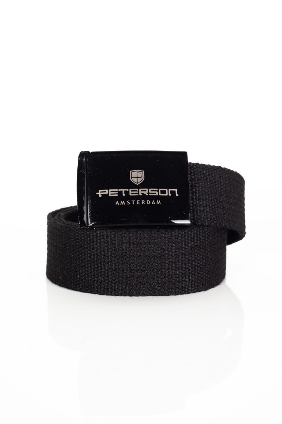 Canvas belt PETERSON PTN-BLACK-BLACK-2