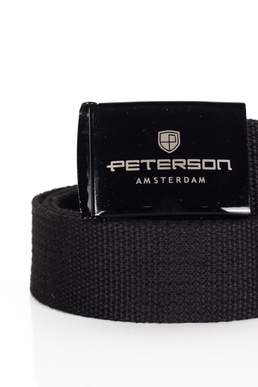 Canvas belt PETERSON PTN-BLACK-BLACK-2