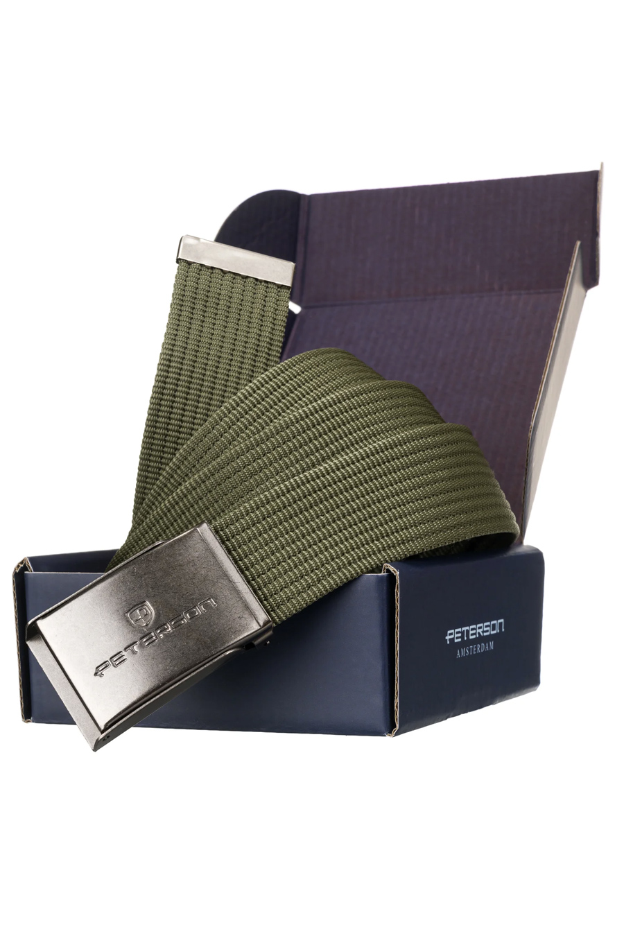 Canvas belt PETERSON PTN-OLD-GREEN-2