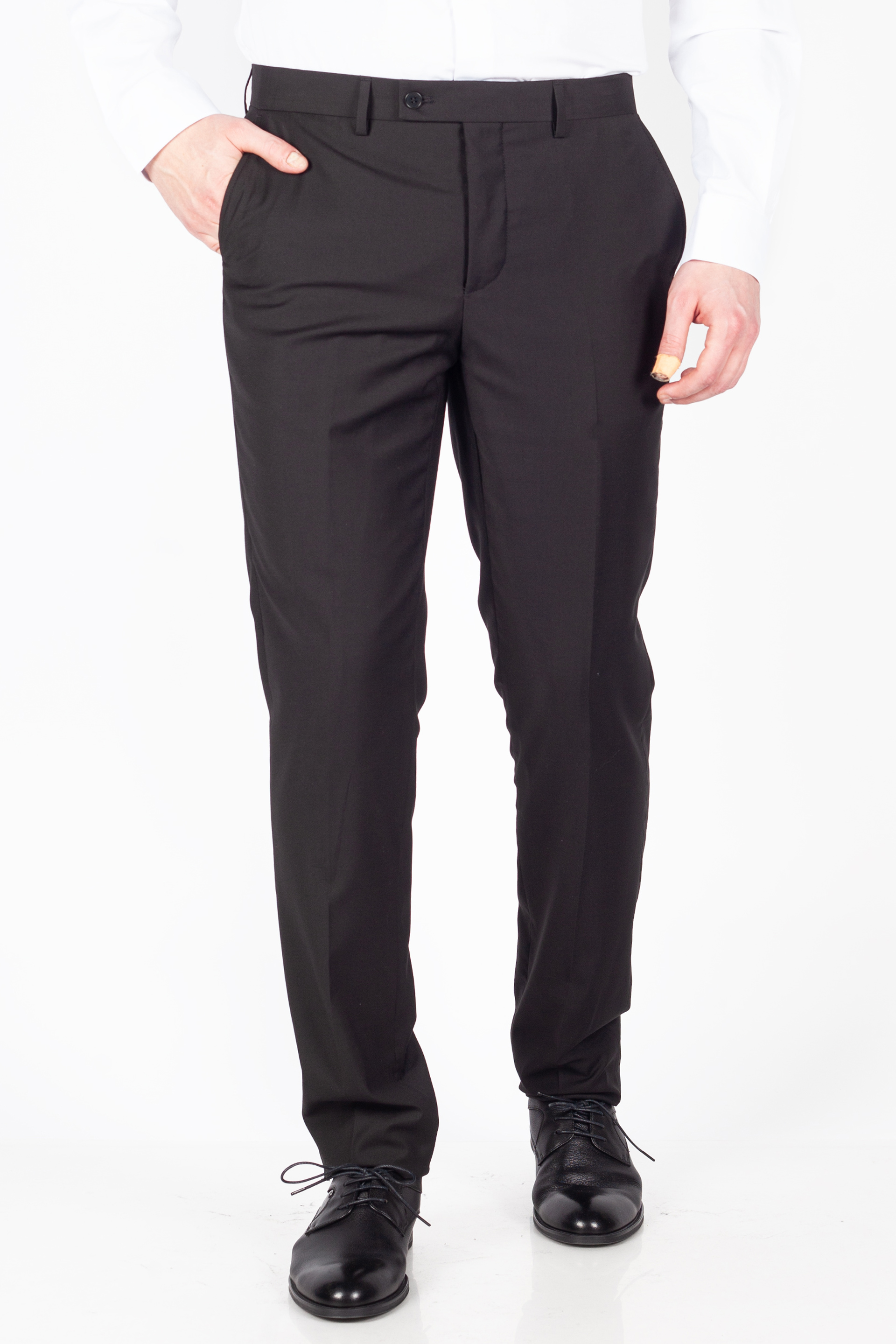 Suit trousers BAGGI BY X-JEANS TORINO-001-SIYAH-PANTS