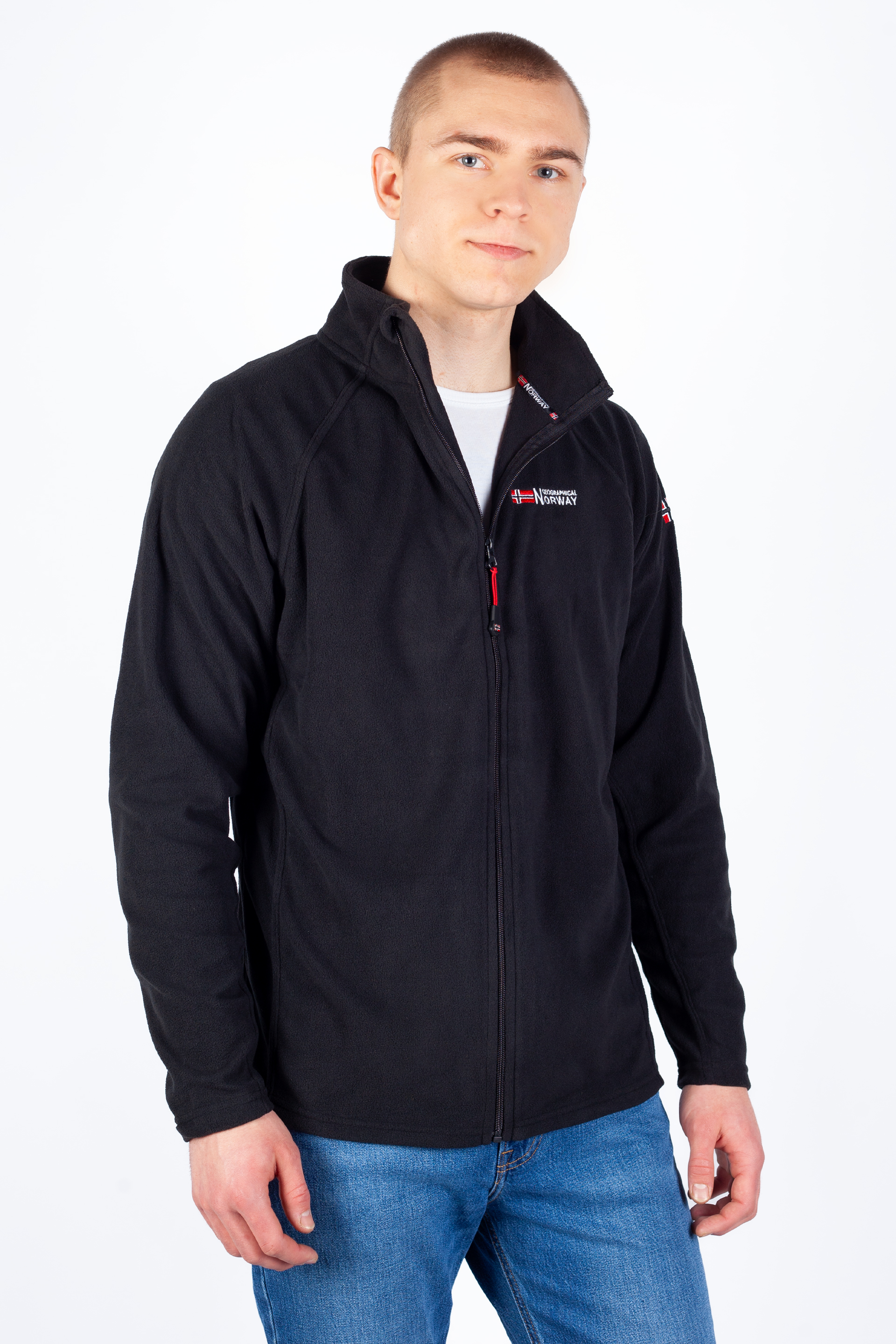 Zip up Hoodie GEOGRAPHICAL NORWAY TUG-FZ-Black