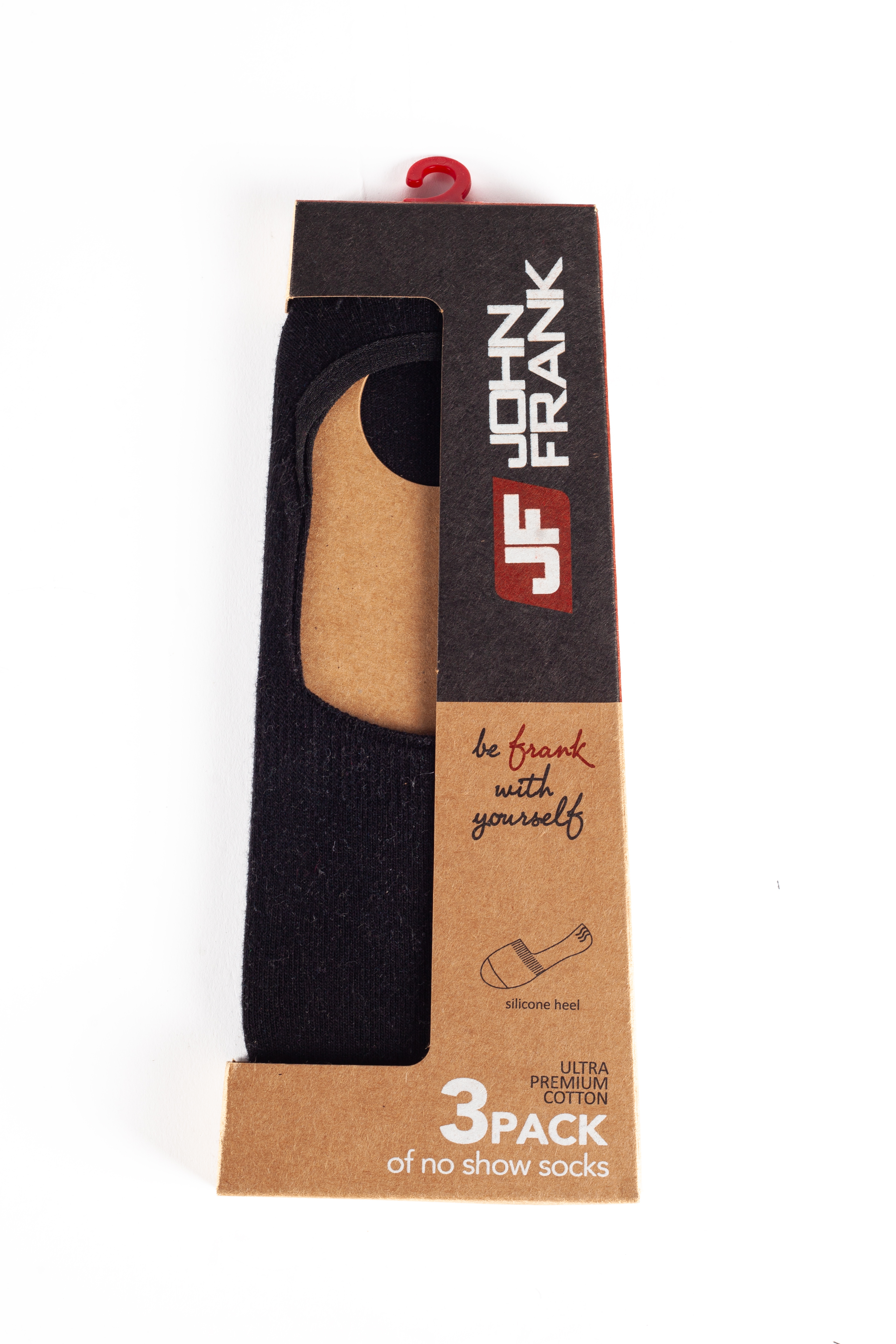 Socks JOHN FRANK JF3NS01-BLACK
