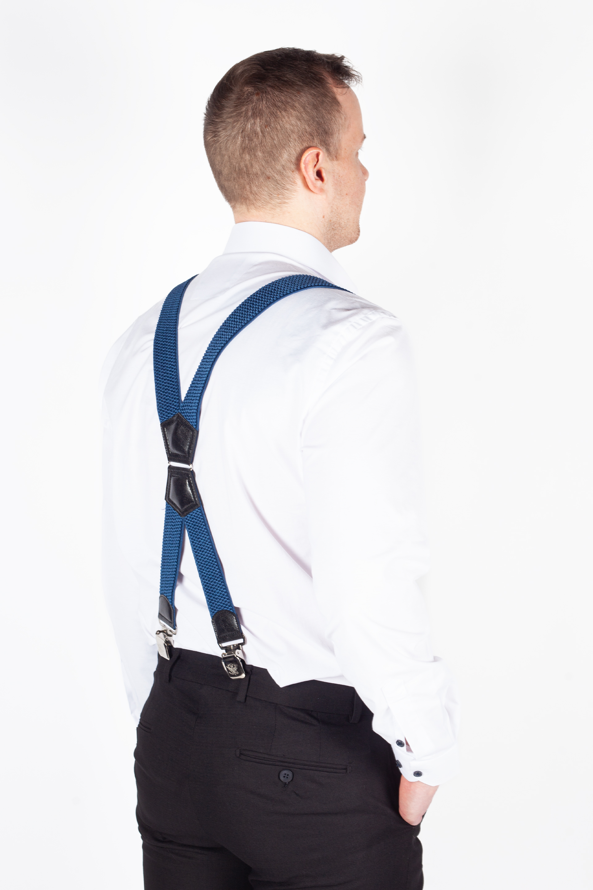 Suspenders X JEANS DMAX40-BLUE