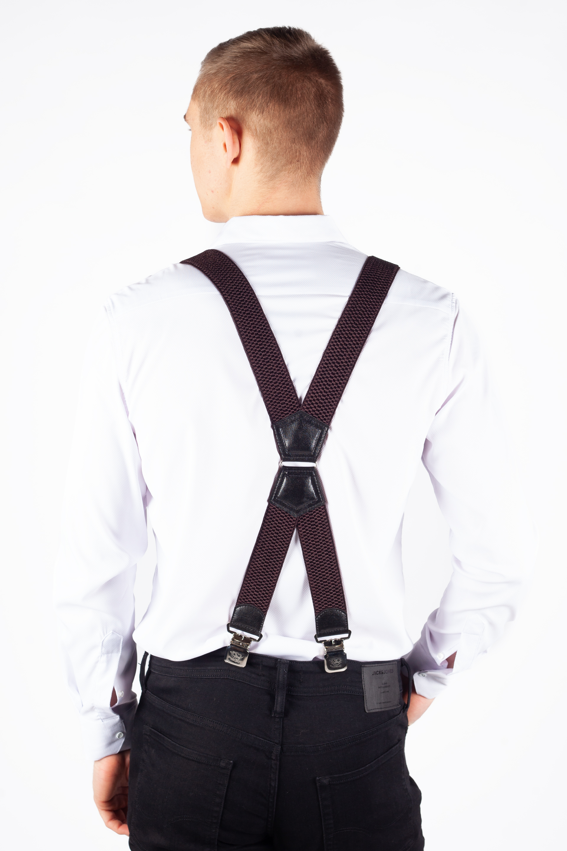Suspenders X JEANS DMAX40-BROWN
