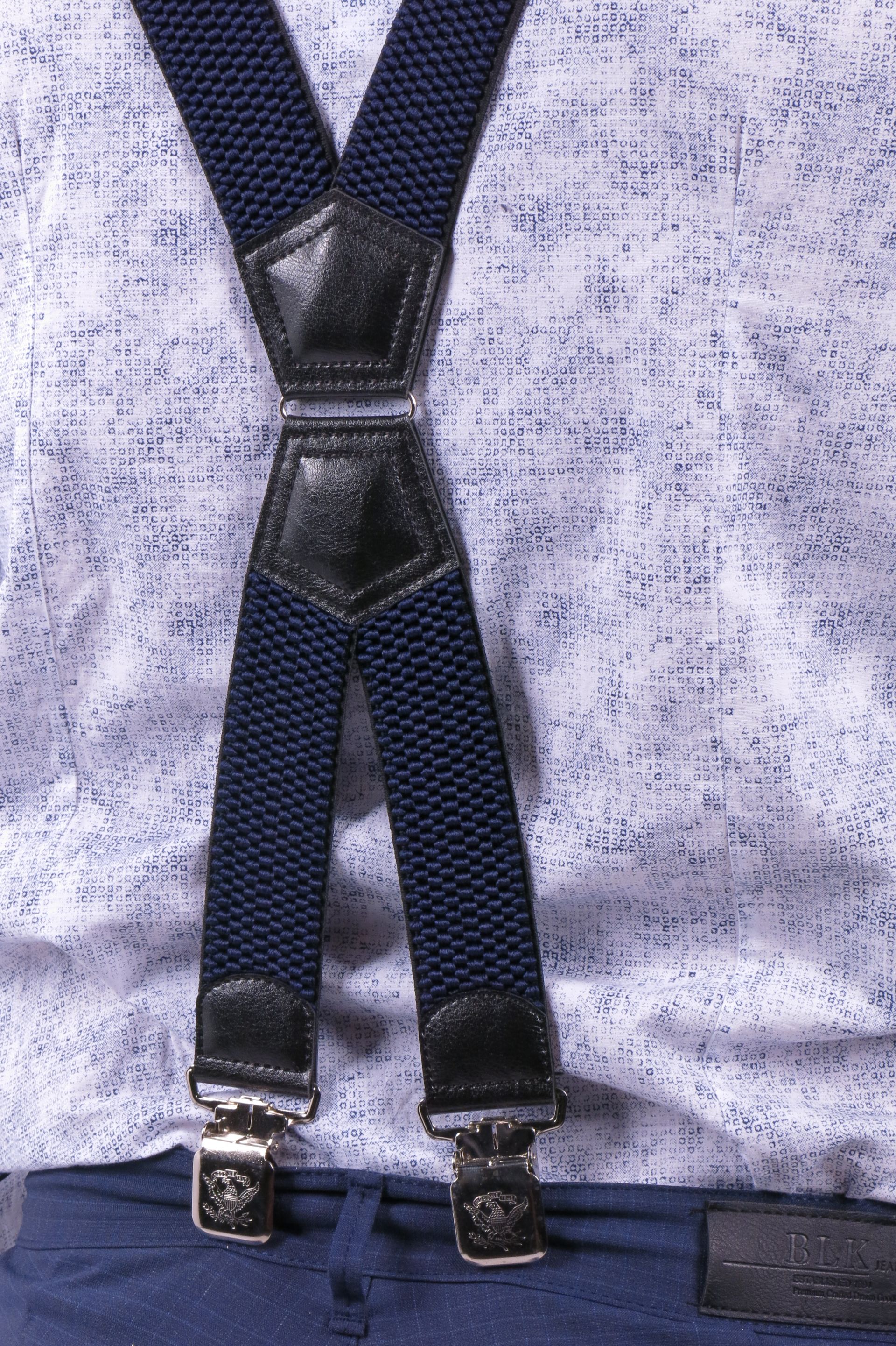Suspenders X JEANS DMAX40-NAVY