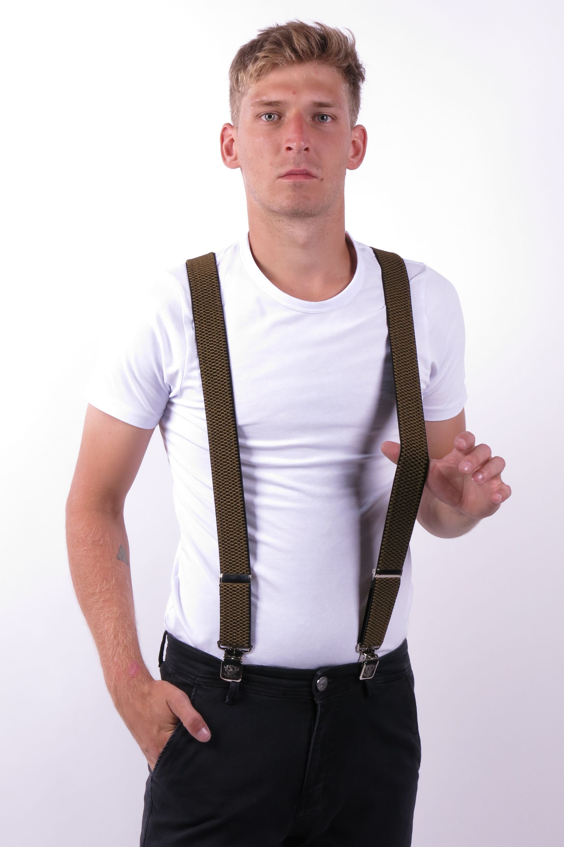 Suspenders X JEANS DYK40-HAKI