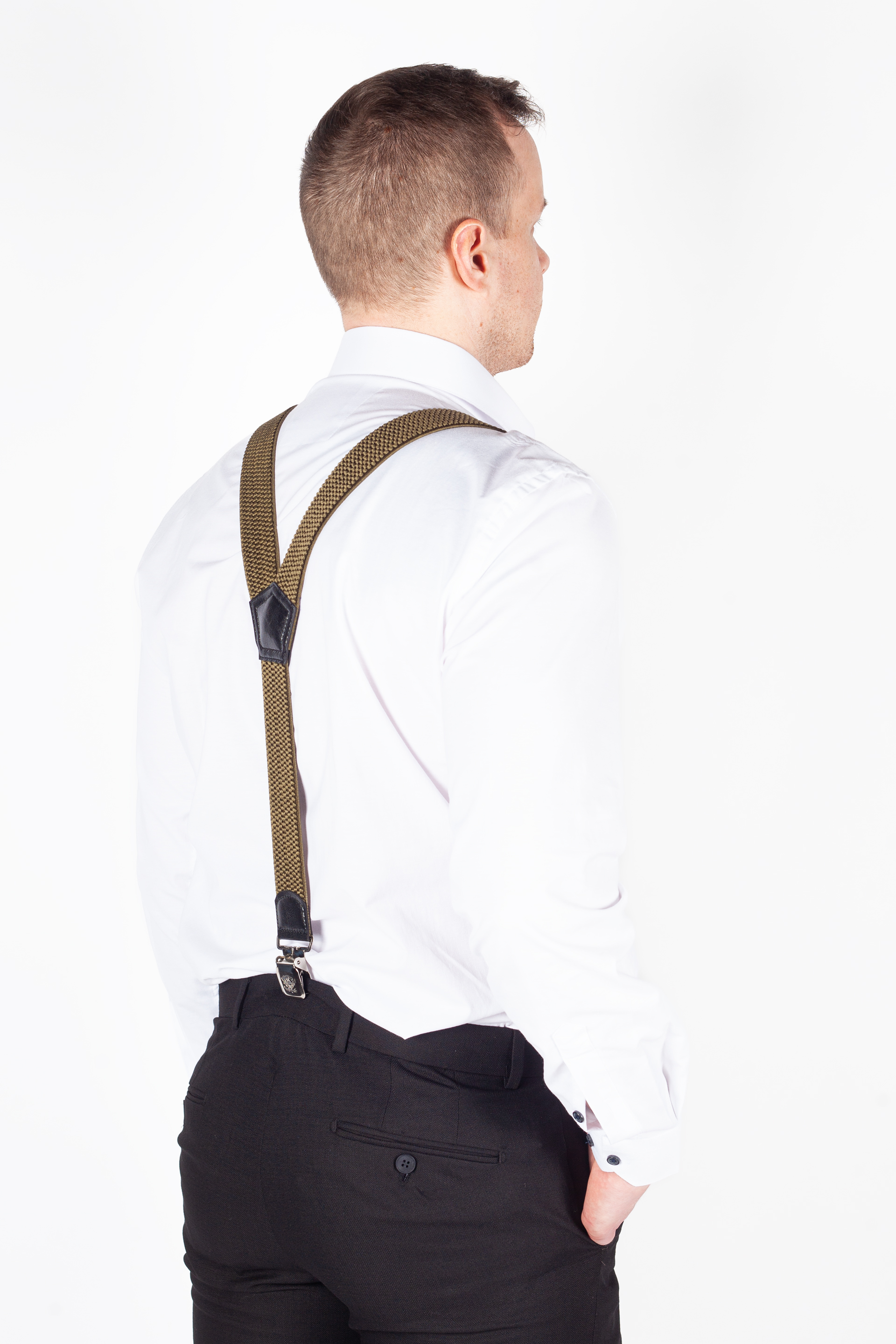 Suspenders X JEANS DYK40-HAKI