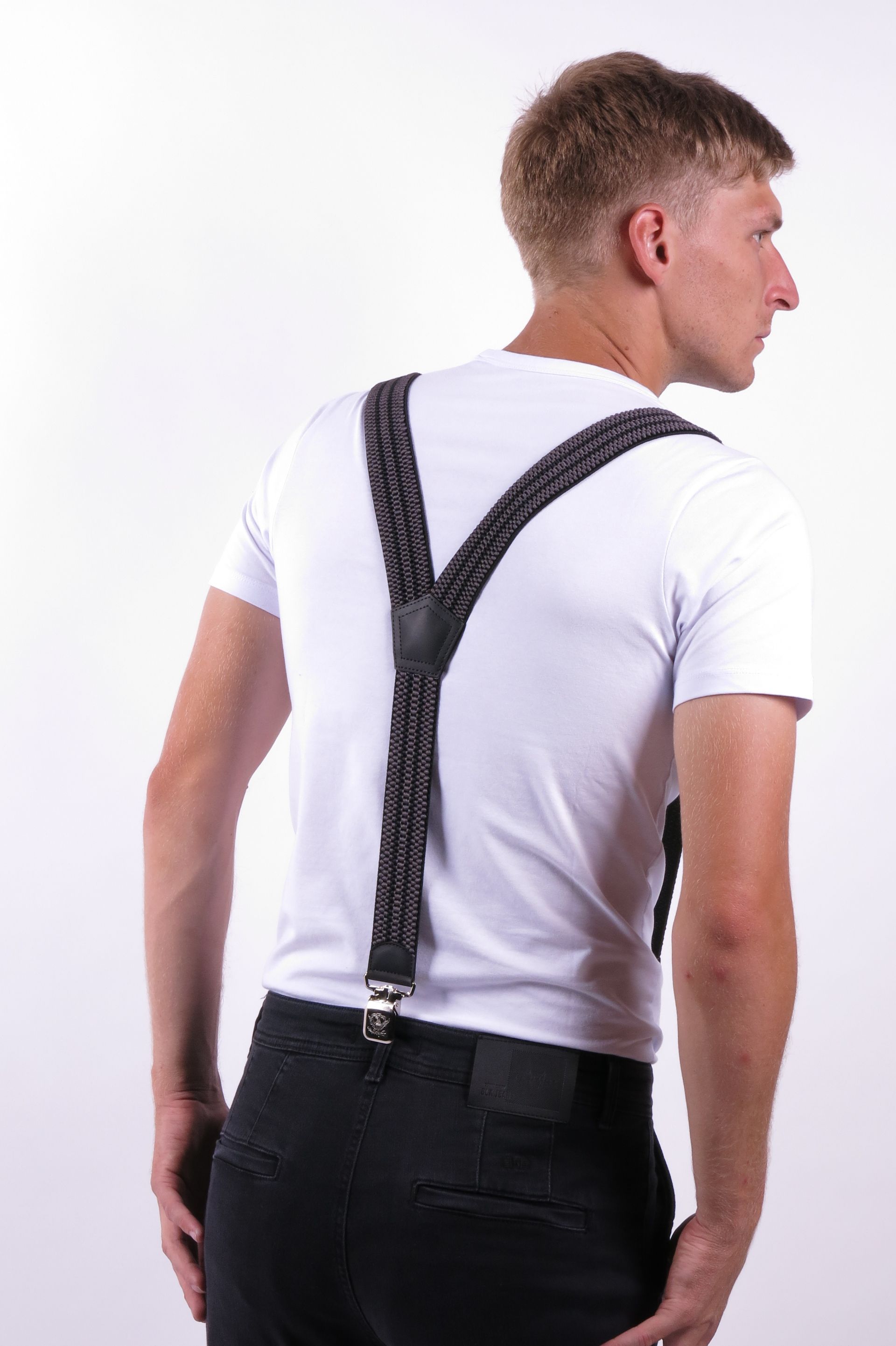 Suspenders X JEANS DYK40-MIX-GRAY