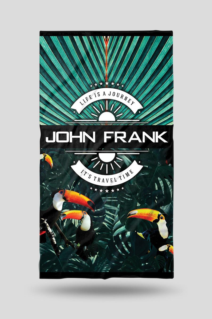 Towel JOHN FRANK JFSS19TW15-HIDEAND