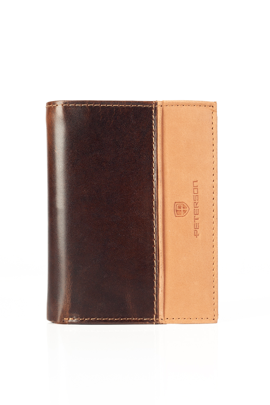 Wallet PETERSON PTN-N4-SHS-4117-BROWN-TAN