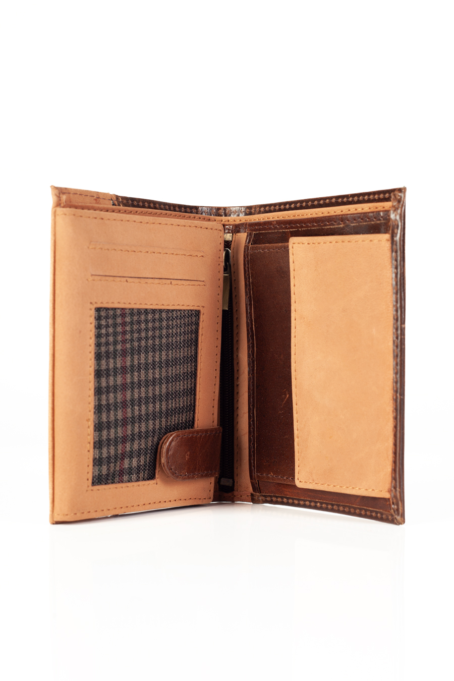 Wallet PETERSON PTN-N4-SHS-4117-BROWN-TAN