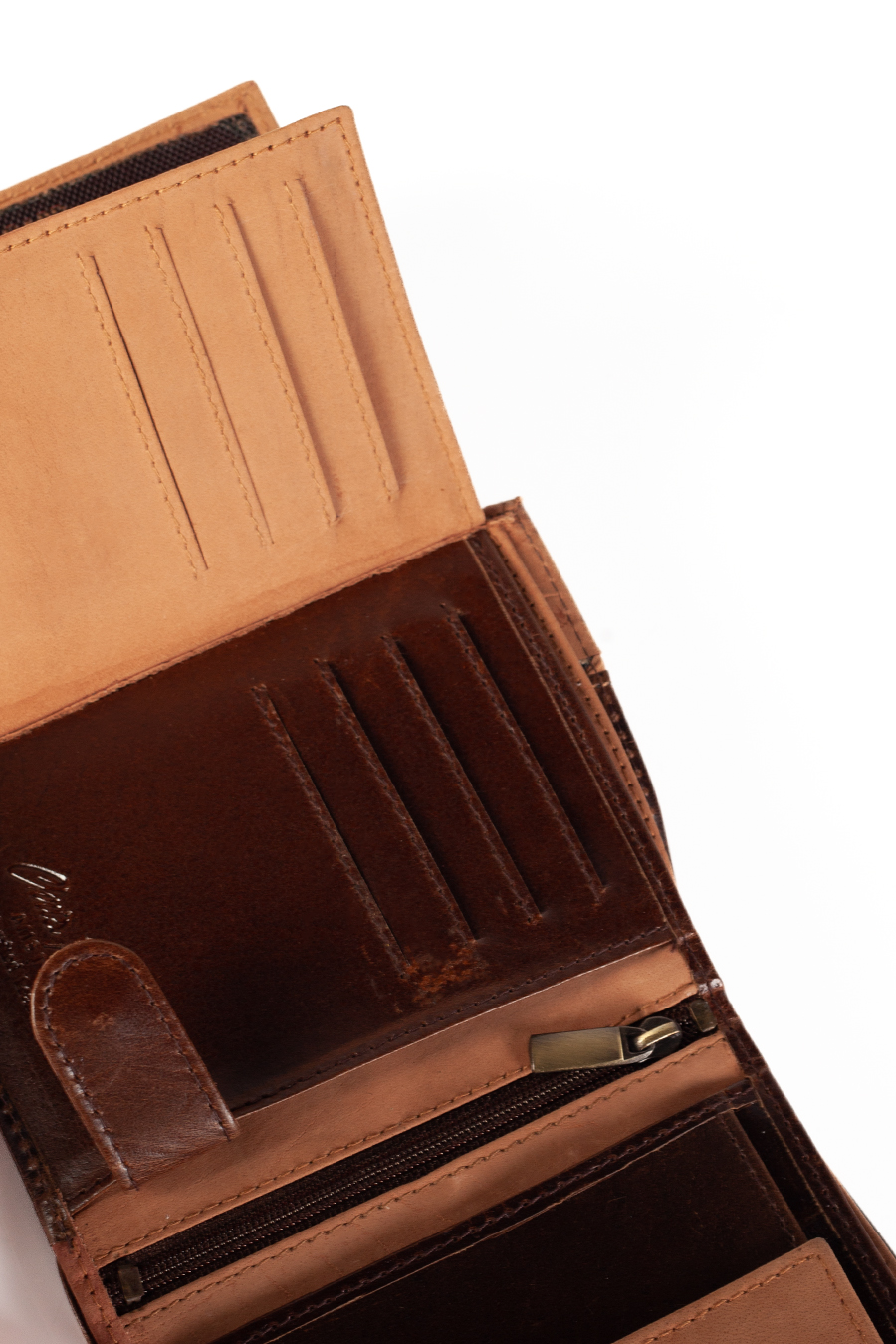 Wallet PETERSON PTN-N4-SHS-4117-BROWN-TAN