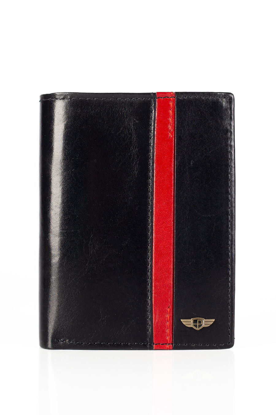 Wallet PETERSON PTN-N4-VTP-6305-BLACK-RED