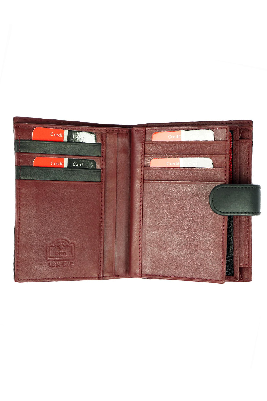 Wallet PIERRE CARDIN 331A-TILAK27-NERO-BORDO