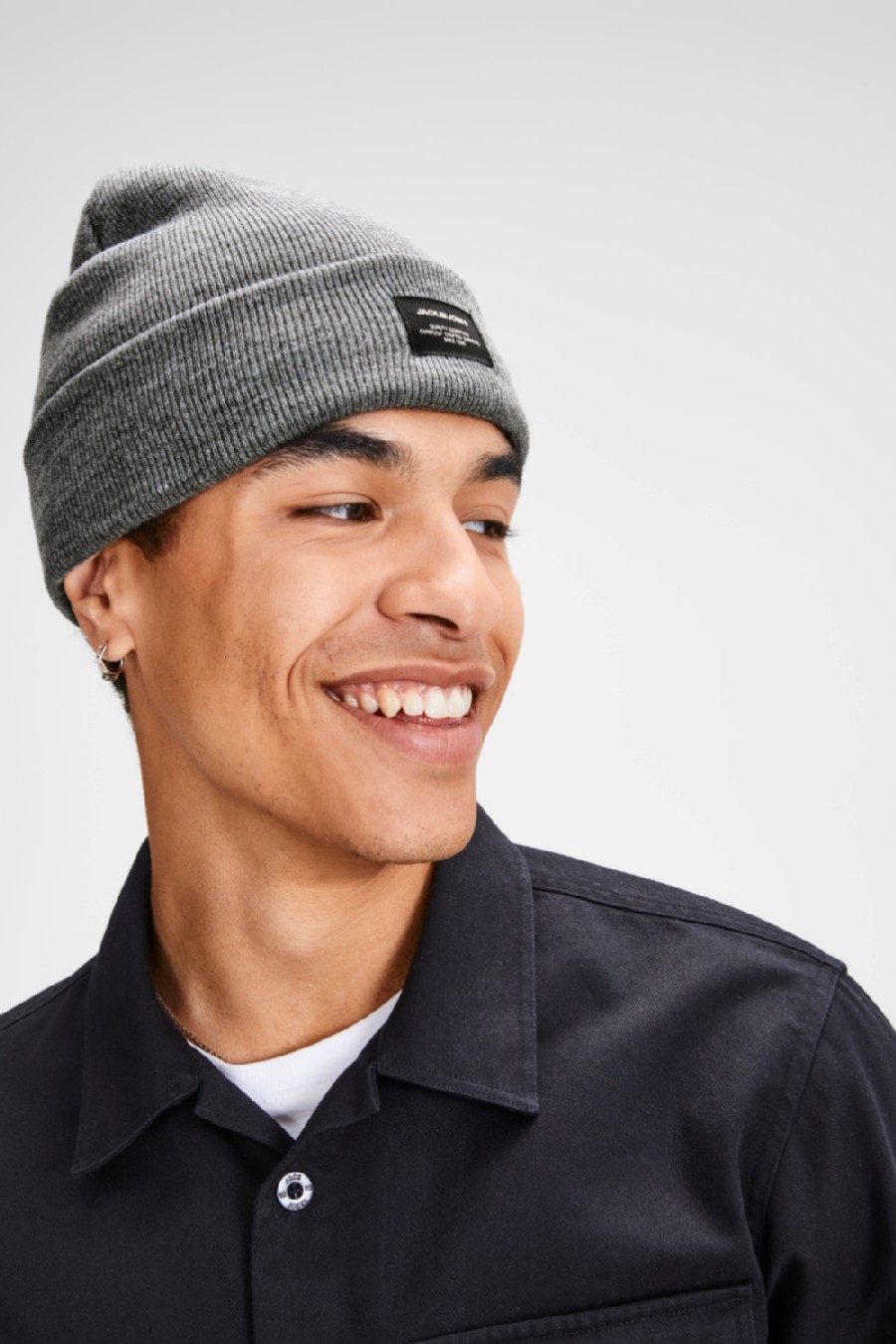 Winter hat JACK & JONES 12092815-Grey-Melange