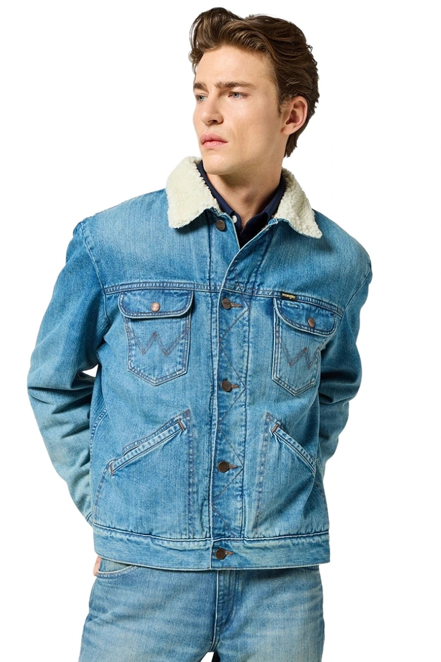 Denim jacket with lining WRANGLER 112357271