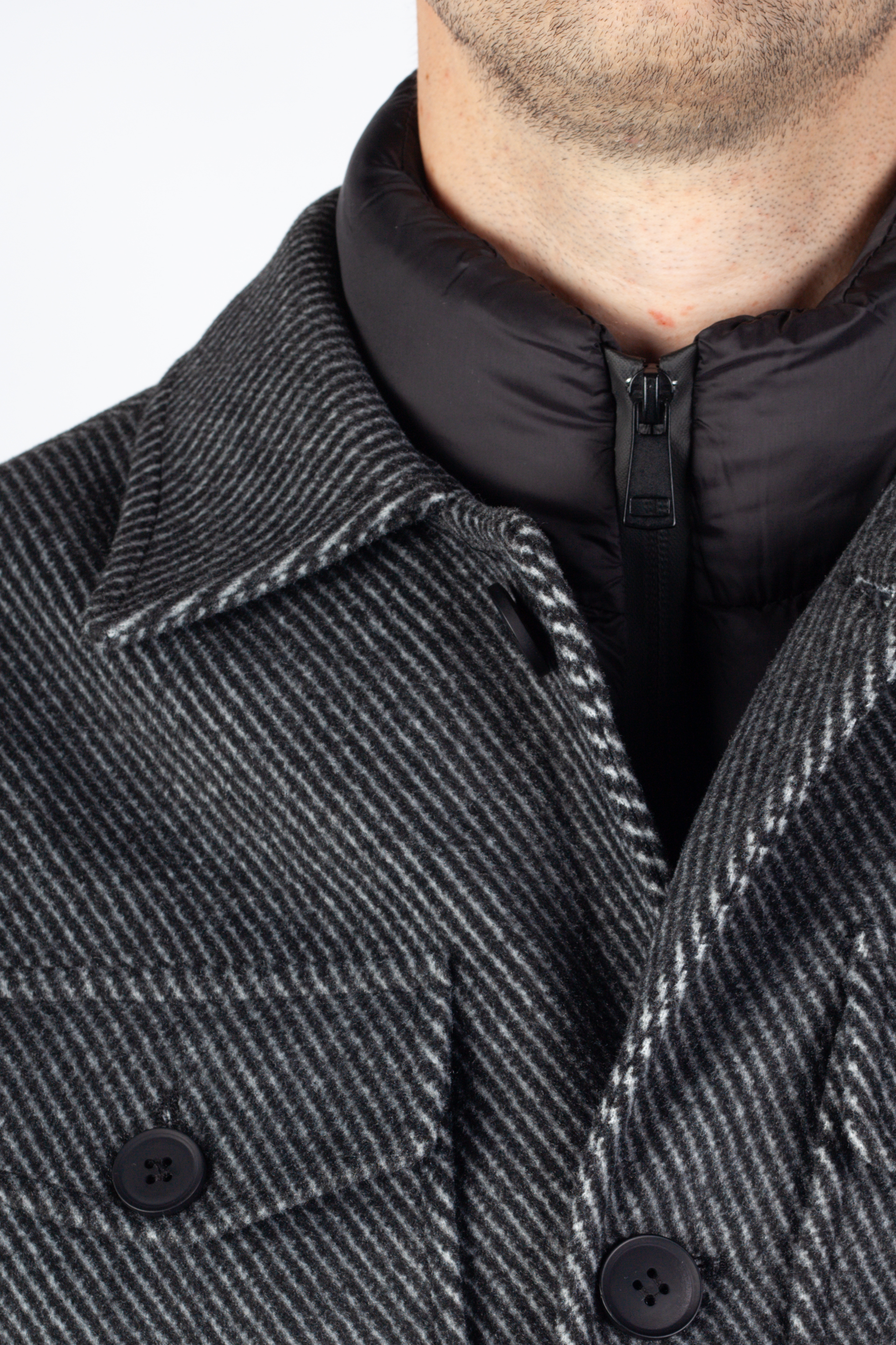 Jacket FRAPPOLI 9995-MAXI-SIYAH