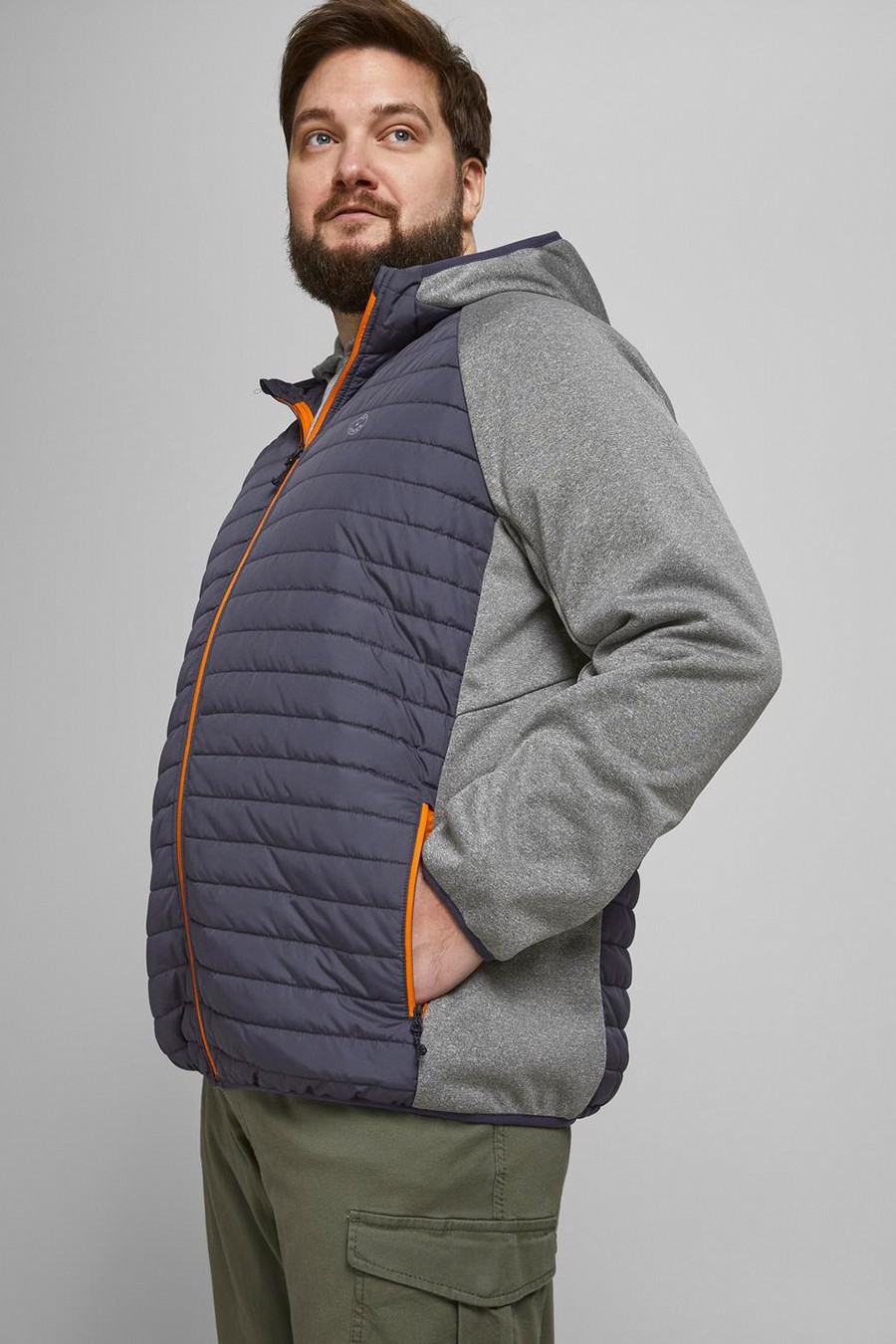 Jacket JACK & JONES 12182318-Grey-Mel-SET-IN