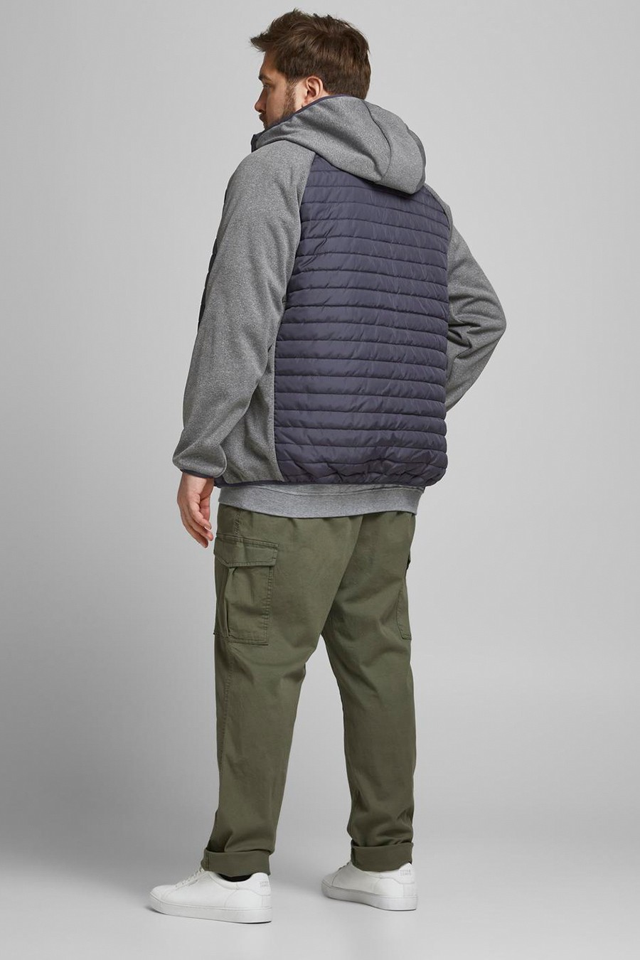 Jacket JACK & JONES 12182318-Grey-Mel-SET-IN