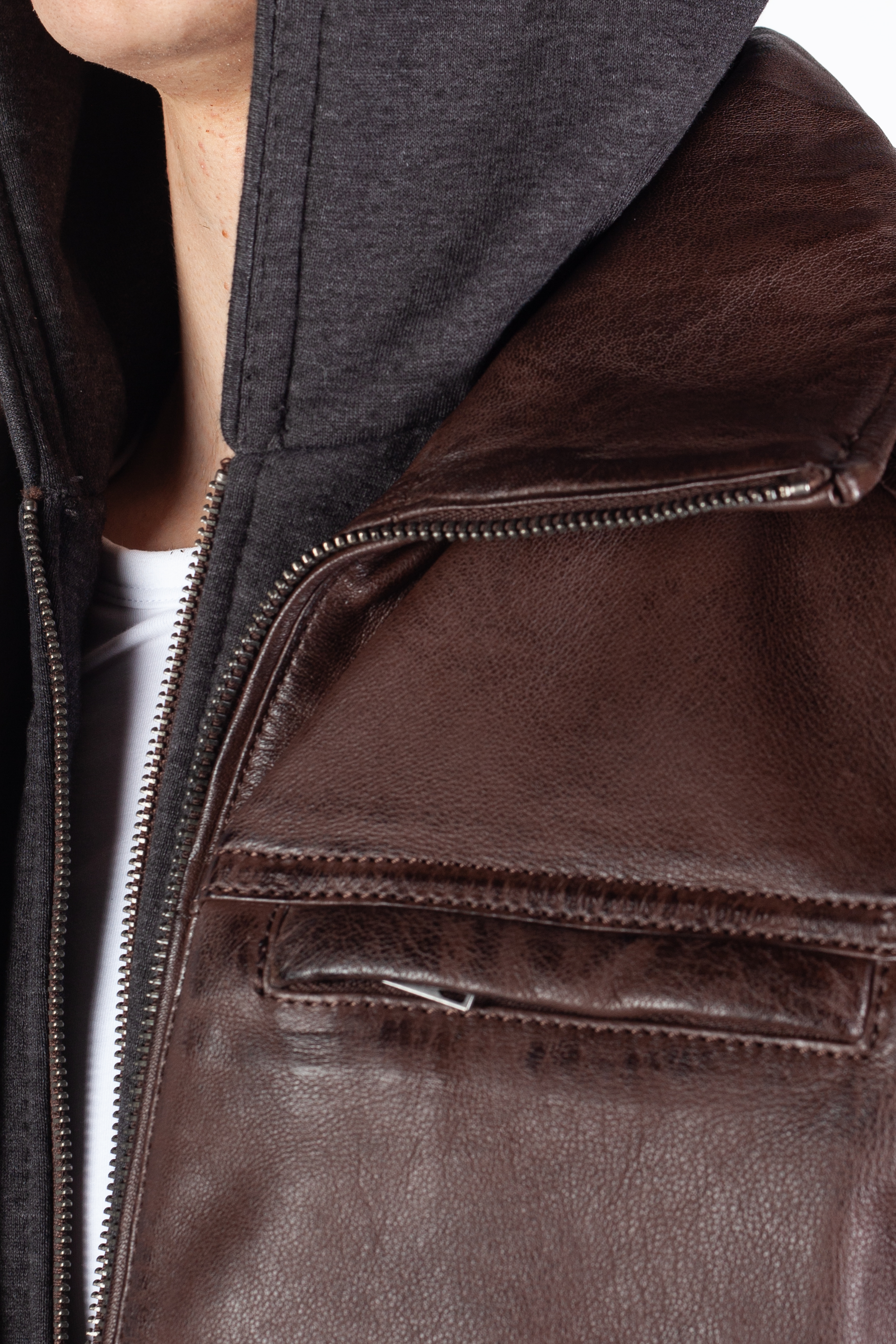 Leather jacket DEERCRAFT 3701-0117-brown