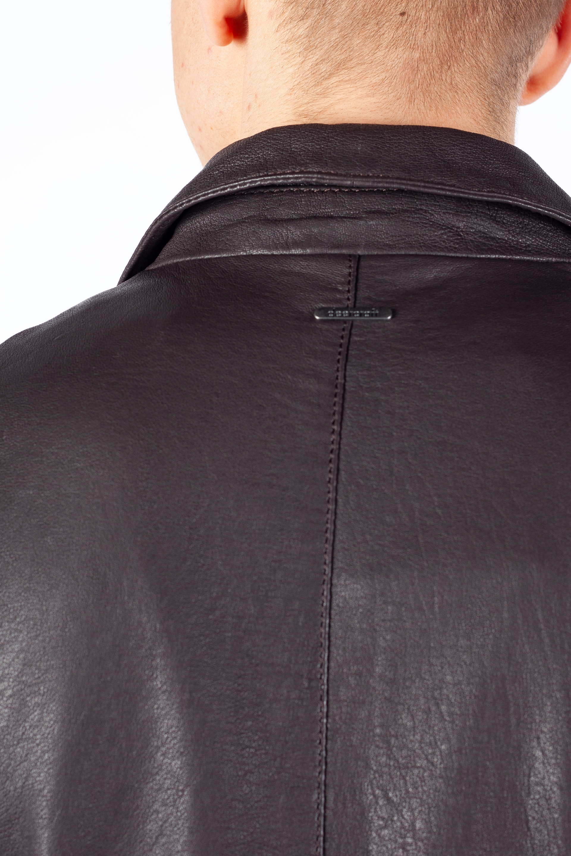 Leather jacket DEERCRAFT 3701-0127-dark-brown