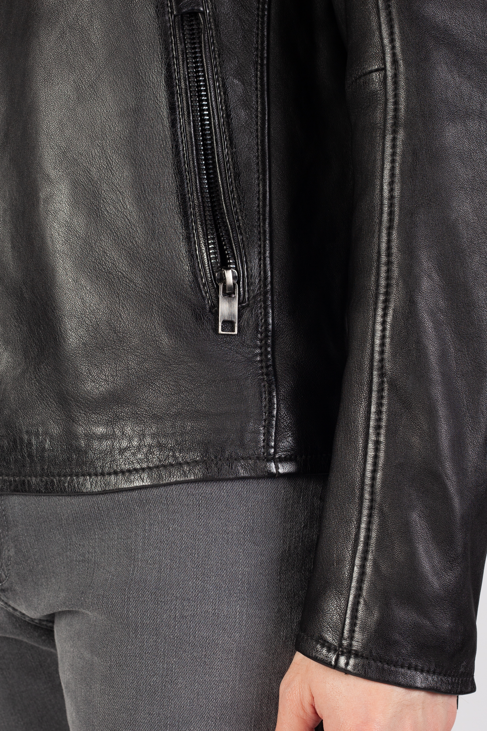 Leather jacket DEERCRAFT DMKaris-LANIV-black