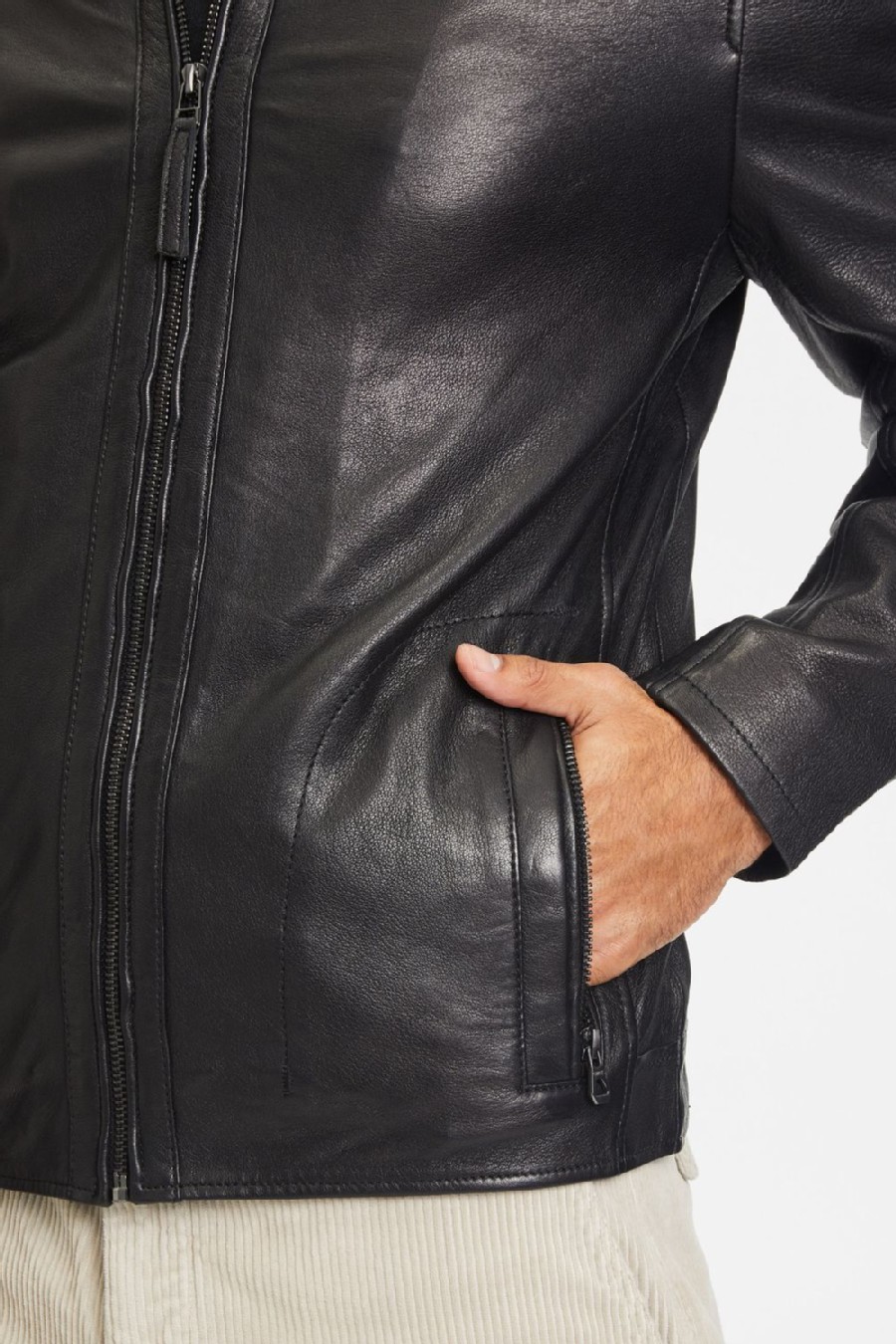 Leather jacket GIPSY 1201-0457-Black