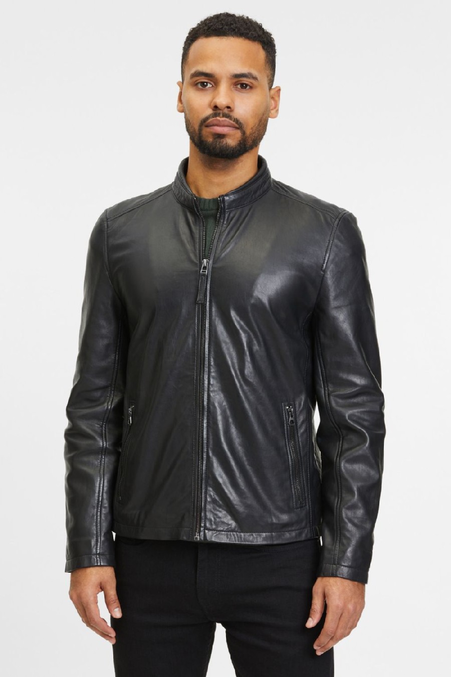Leather jacket GIPSY 1201-0470-Black