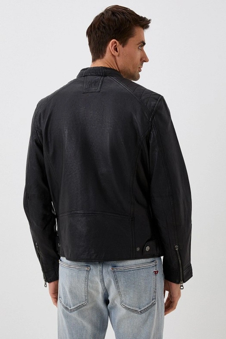 Leather jacket GIPSY 1201-0478-black