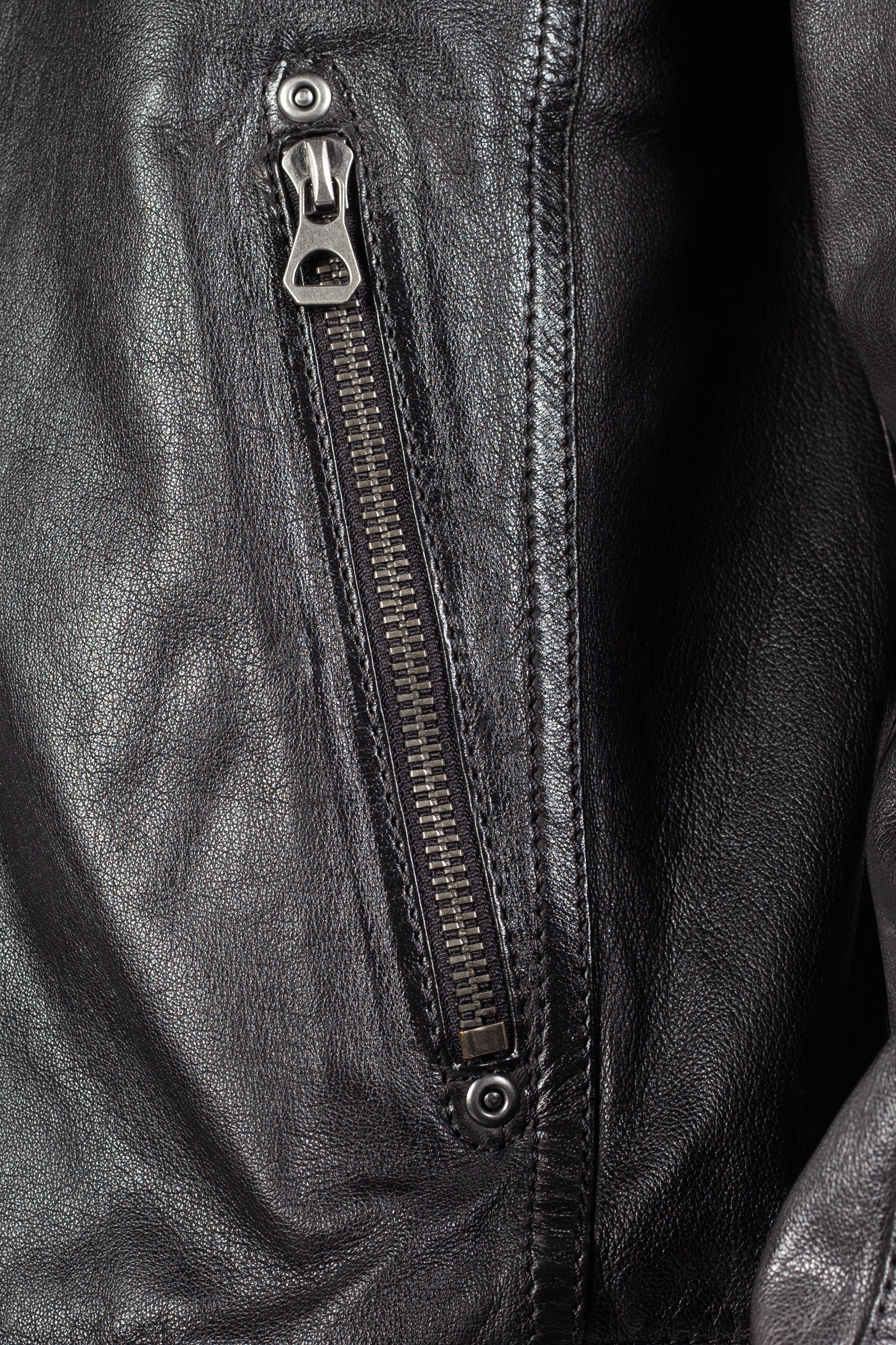 Leather jacket GIPSY 1201-0625-black